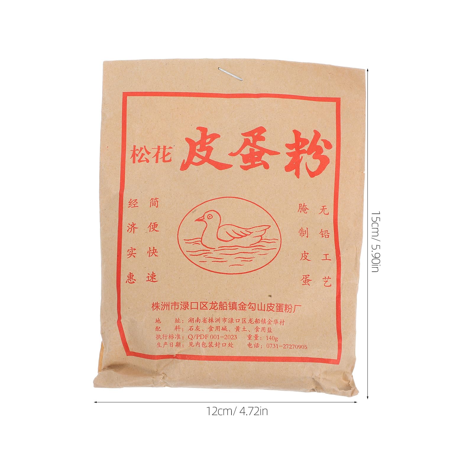 Cabilock 2 Borse Uova di Anatra in Polvere Conservate Materiale per Sottaceti Ricetta per Uova in Polvere Mix per Sapore Autentico Facile da Usare