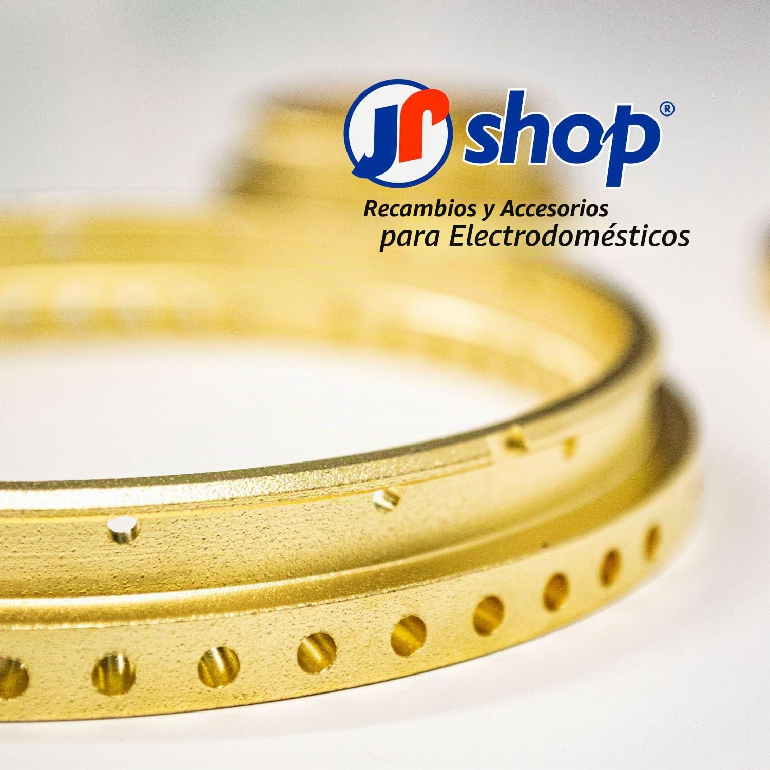 Kit de 4 coronas de latón + 4 quemadores adaptable a placa de cocina de gas compatible con Lofra con platillos antillamas