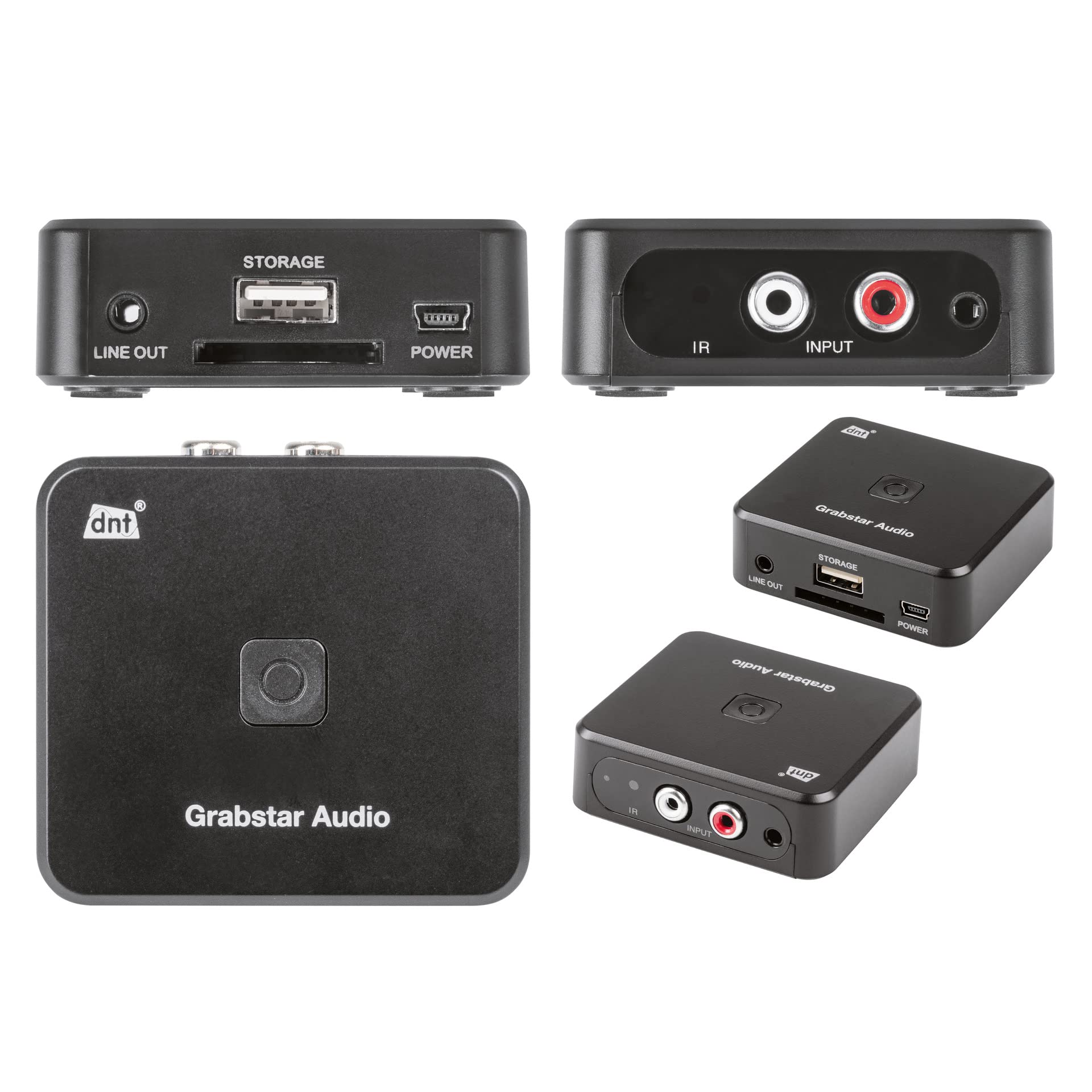 DNT Digitalizador de audio Grabstar Audio, convierte tus grabaciones analógicas en formato MP3 digital, DNT000012