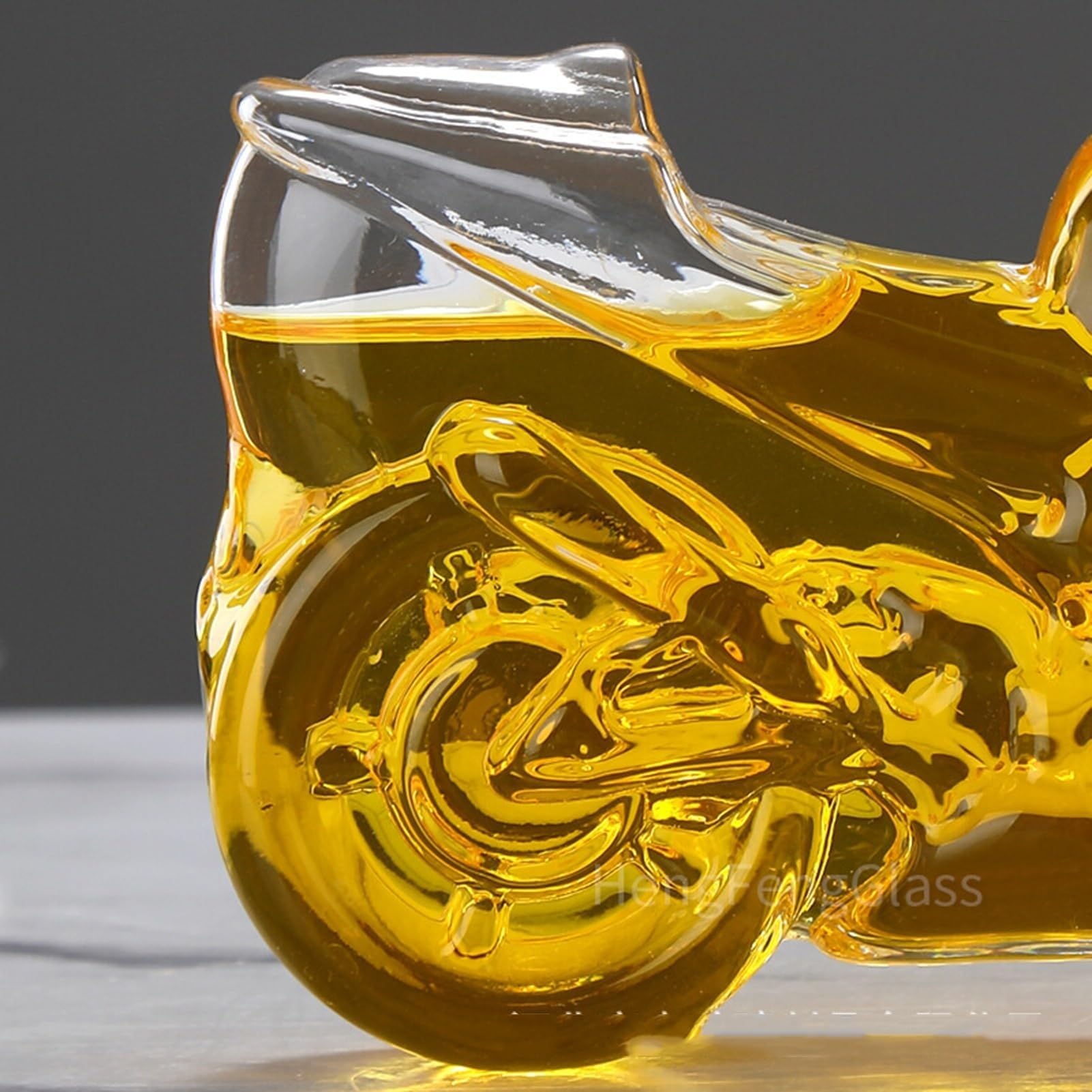 750Ml Decantador Whisky - Arte Estatua, Decantador De Whisky Para Motocicleta De 3D, Elegante Decantadors De Whiskys Para Motocicleta, Botella De Whiskys Vacía De Vidrio, Botella De Vino