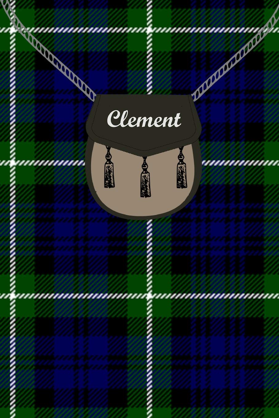 Clement Clan Tartan Journal/Notebook