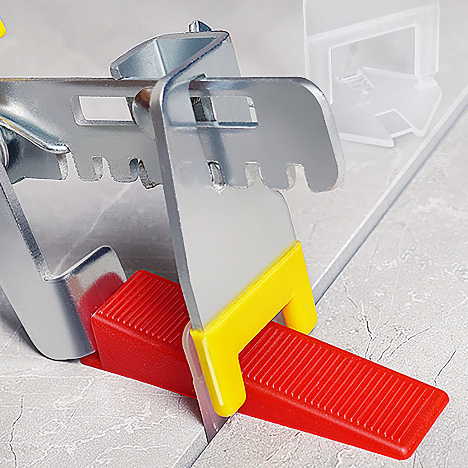 Cunei per Pavimenti, 200 Pezzi Cunei Livellanti per Piastrelle, Sistema Livellamento Pavimento, Distanziatore Cuneo Riutilizzabili per Livellamento Porcellana Ceramica Marmo, Utensili per Piastrelle