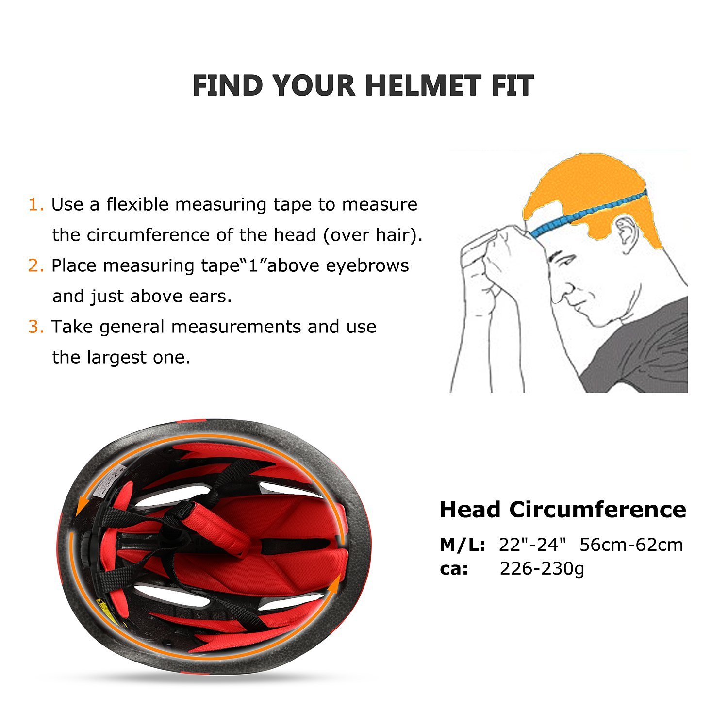 KINGLEAD Casco Bicicleta con Visera, Protección de Seguridad Ajustable Casco de Bicicleta Ligera para Montar en Bicicleta Casco de Bicicleta BMX Scooter Skate Mountain Road