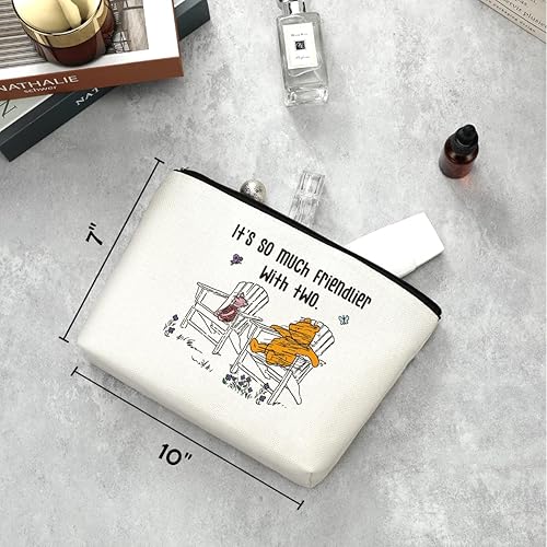 Miniatura 2 de Bolso lindo del maquillaje del personaje de la historieta del oso, blanco138