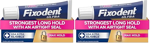 Miniatura 12 de Fixodent Ultra Max Hold - Adhesivo para dentaduras postizas, 2.2 onzas, (el embalaje puede variar)