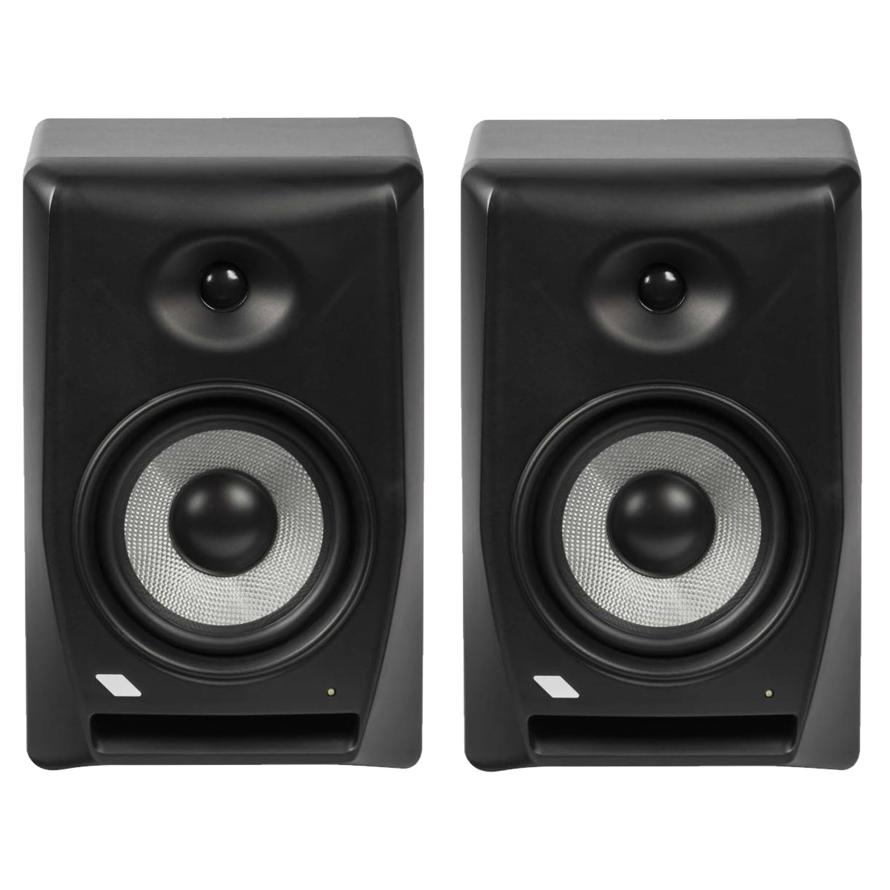 PROEL EIKON EK8NF - Coppia Monitor Audio da Studio Professionale bi-amplificato in Classe AB da 45+75 W, Nero