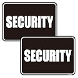 GEEKBEAR Security Sign Magnet (2 Pack) - Reflective, Durable & Eye-Catching Design for Professional Patrol Vehicles - 11.7 x 8.2 in