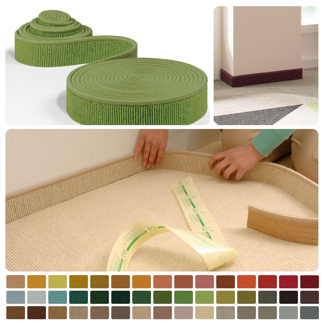 Tretford Interland Sockelleiste selbstklebend | 5m 10m, 570 Erdbeere rot 1000x6cm