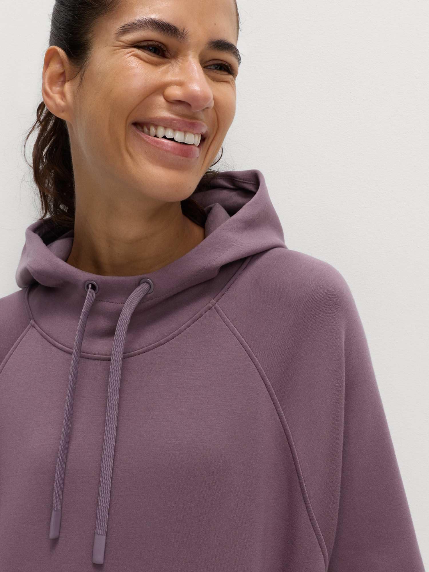 Marks & Spencer Sudadera de Yoga Larga con Capucha para Mujer, Ajuste Relajado, Absorbe la Humedad