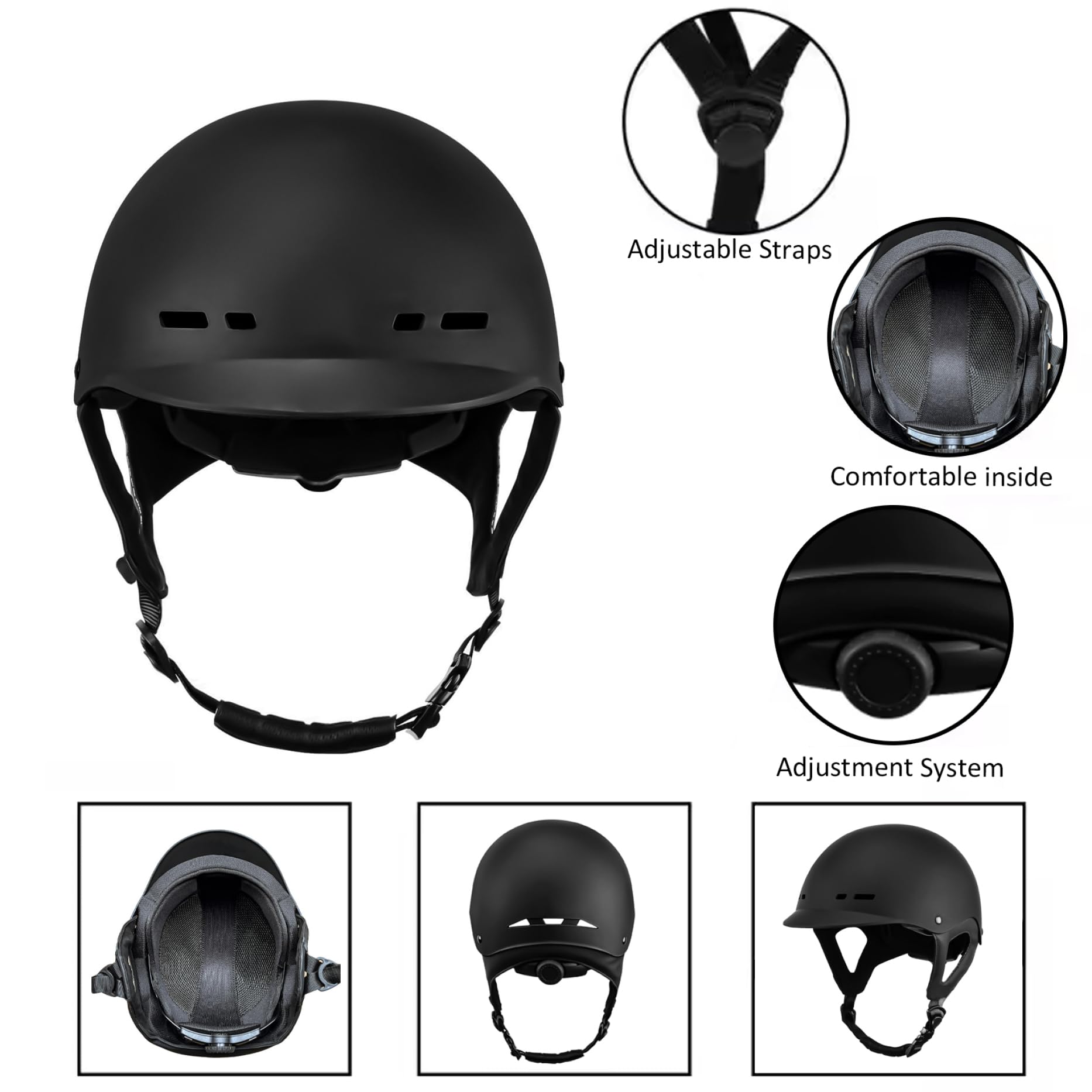 Casco da equitazione, casco equestre morbido traspirante anti-collisione di sicurezza con cinturino regolabile per donne e uomini, decorazioni per interni