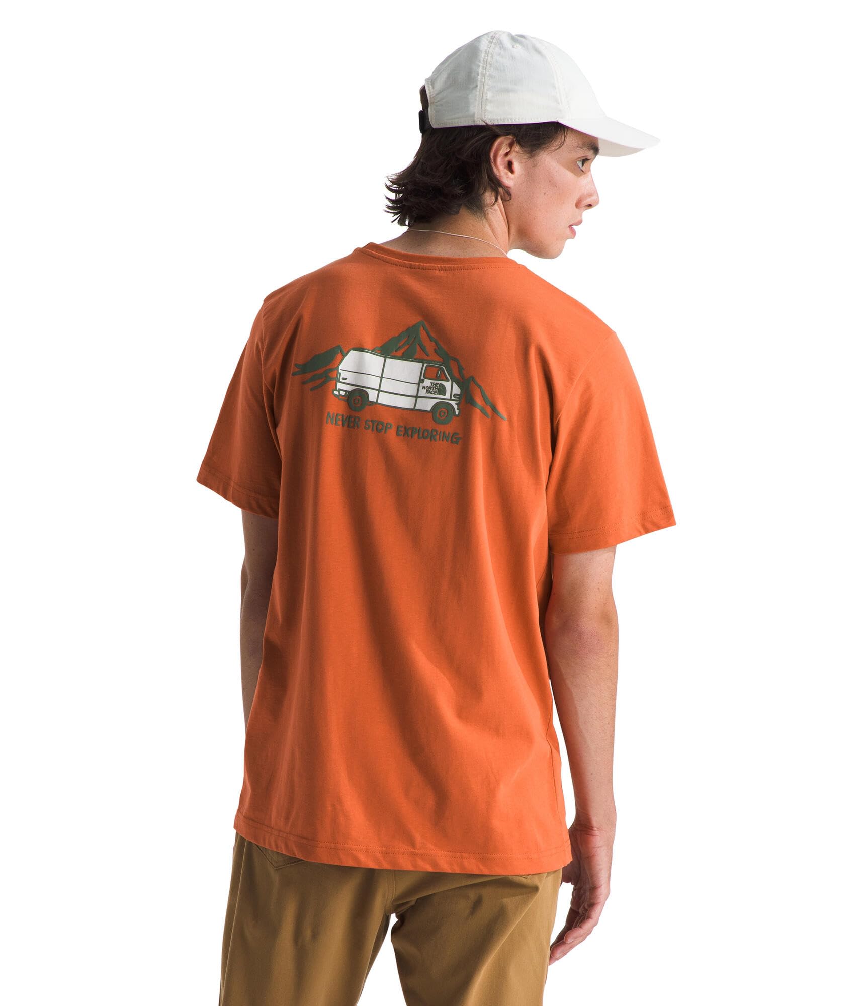 The North Face Men's SS Outdoor Graphic T-Shirt Iron Bronze XS