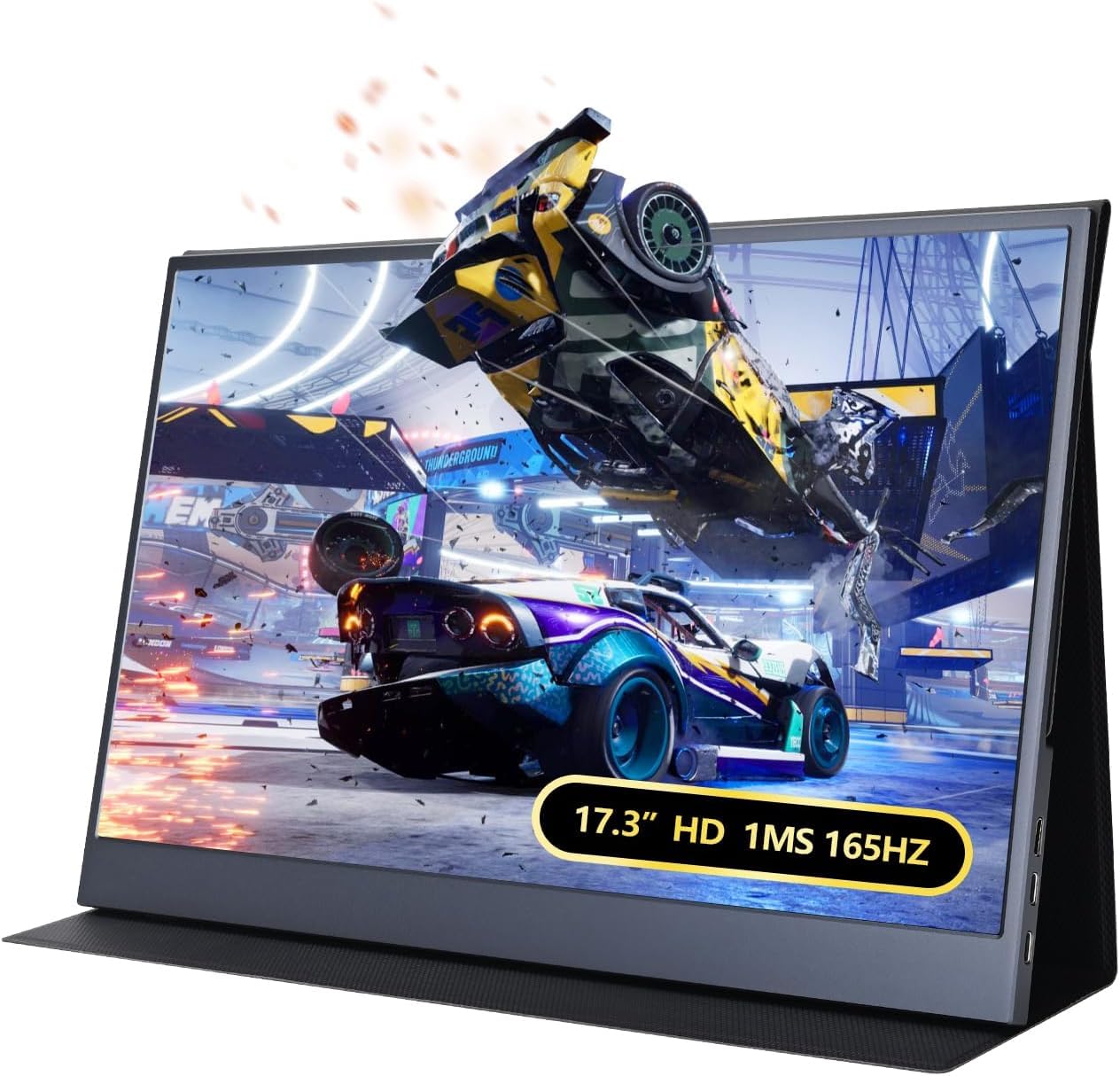 G-STORY Monitor portatile da 17,3'' Monitor per laptop 165Hz Altoparlanti stereo