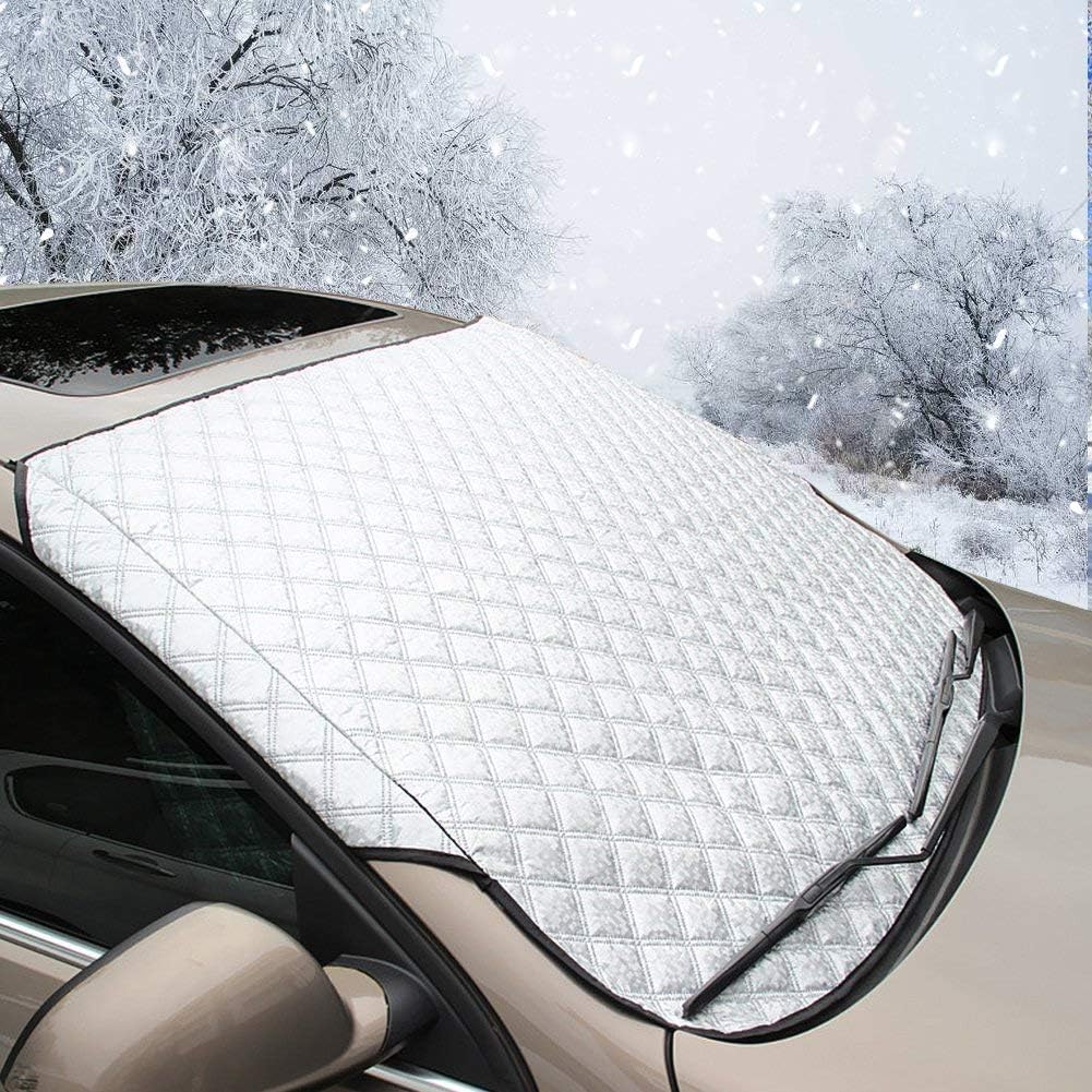 Car Windscreen, Beeway Heavy Duty Ultra Strong Protection Cover Snow Ice Frost Sun UV Dust Water Resistant Also For SUV Cars