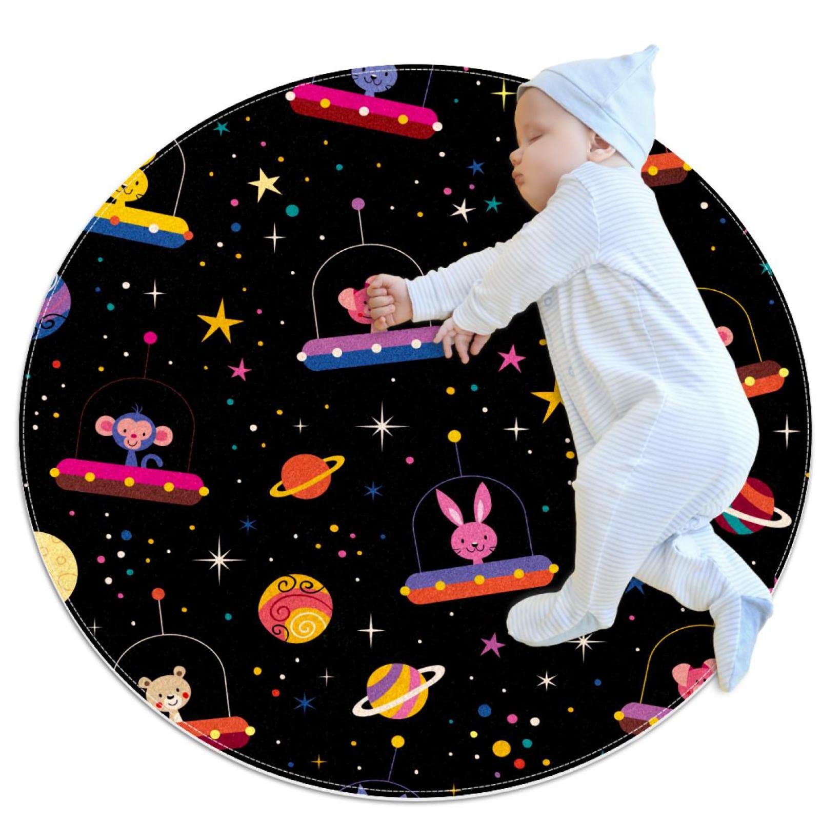 Tapis de sol animaux dessin animé JDEZ pour transformer une salle de bain triste en espace déco
