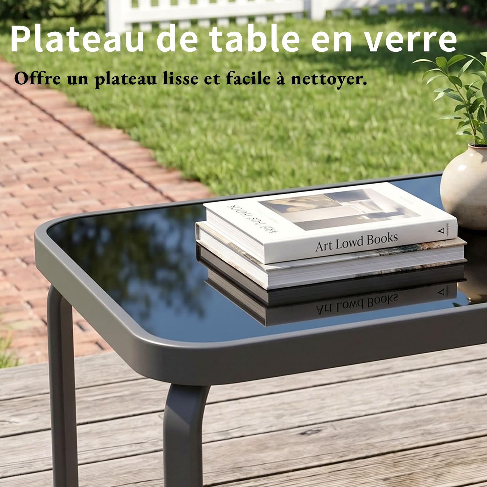 LIFERUN Salon de Jardin Extérieur 4 Pièces 4 Personnes,Ensemble de Mobilier | Textilène Résistant, Canapé 2 Places, 2 Fauteuils, 1 Table Basse, Ensemble de Terrasse pour Balcon, Extérieurs (Gris)