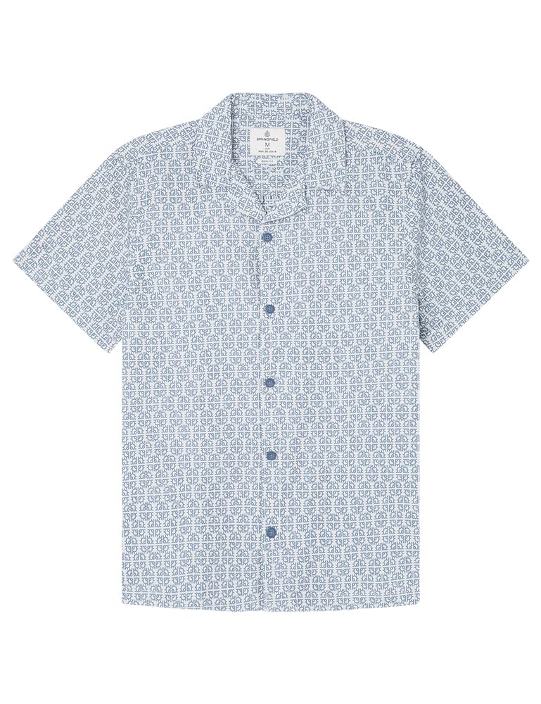 Springfield Shirt, Medium Blue, XL