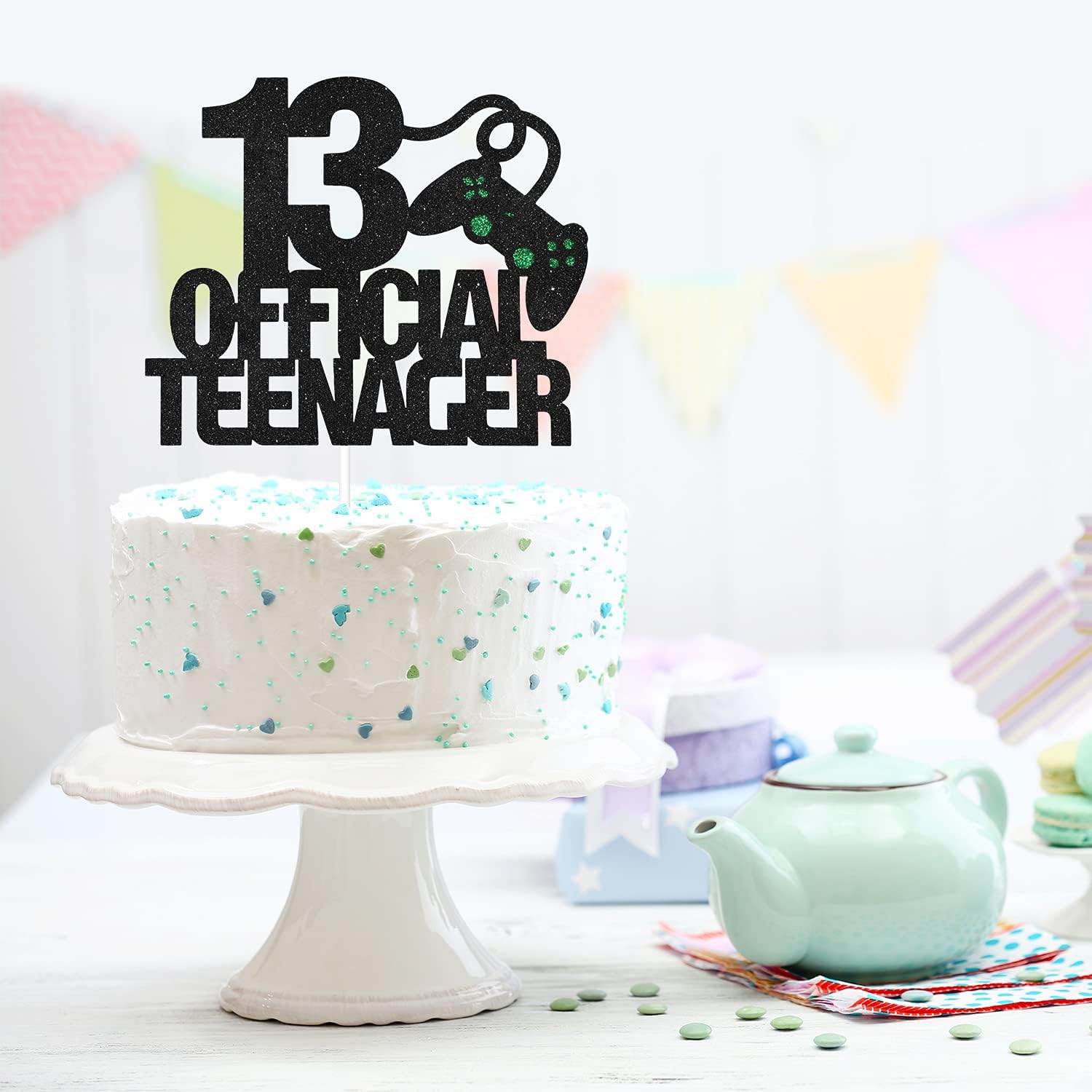 Buy 13 OFFICIAL Teenager Game Birthday Cake Topper - Video Game Boy's 13th  Birthday Level Up Party Cake Supplies - Game On Winner Party Decoration  Online at Lowest Price in Germany. B094J3PQF2