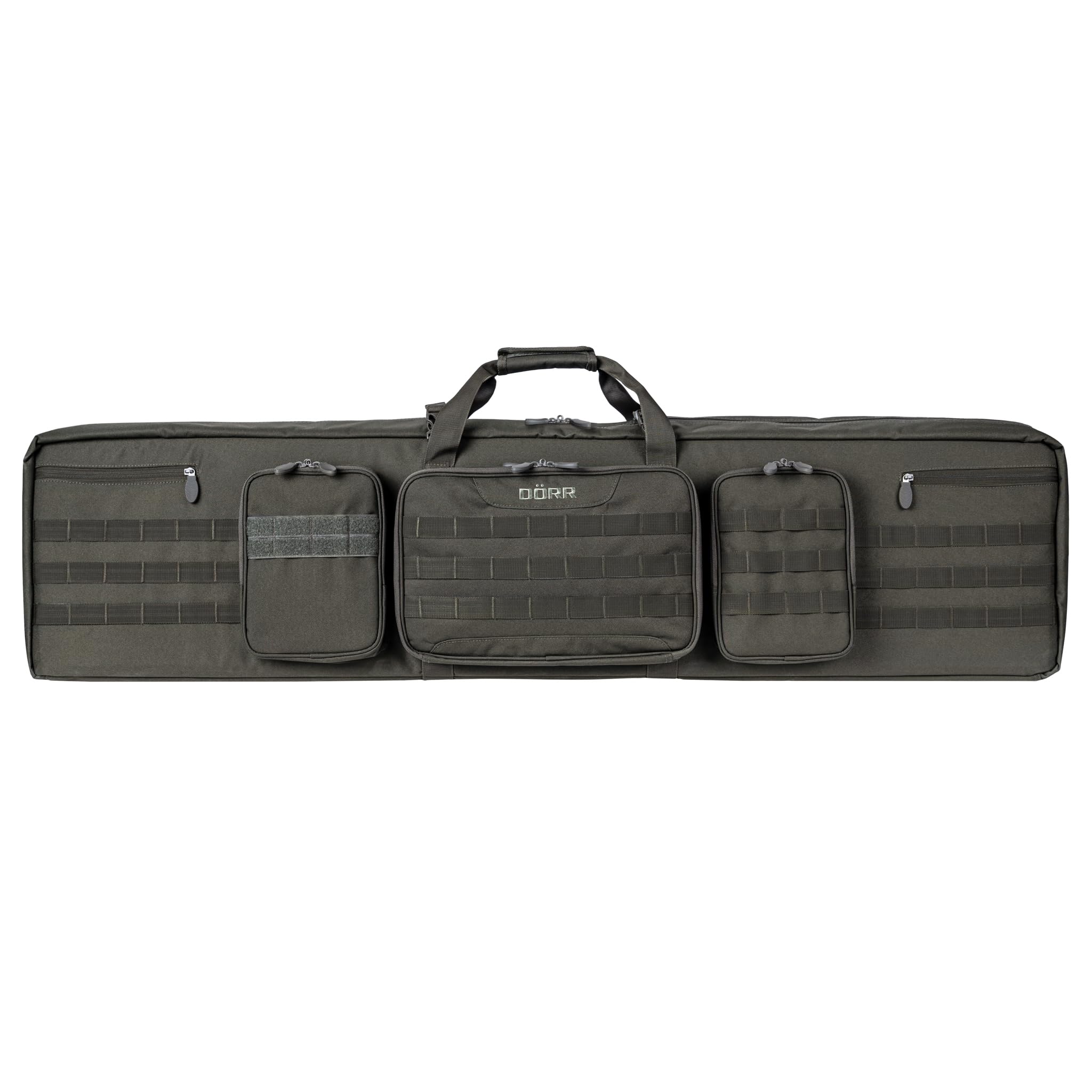 DÖRR Gewehrtasche ProTac für eine (108x27x6 cm) oder Zwei Langwaffen mit Schalldämpfer (129x30x12 cm Doppel-Gewehrtasche) Abschließbar Waffentasche Airsofttasche Waffenfutteral Waffenkoffer Taktisch