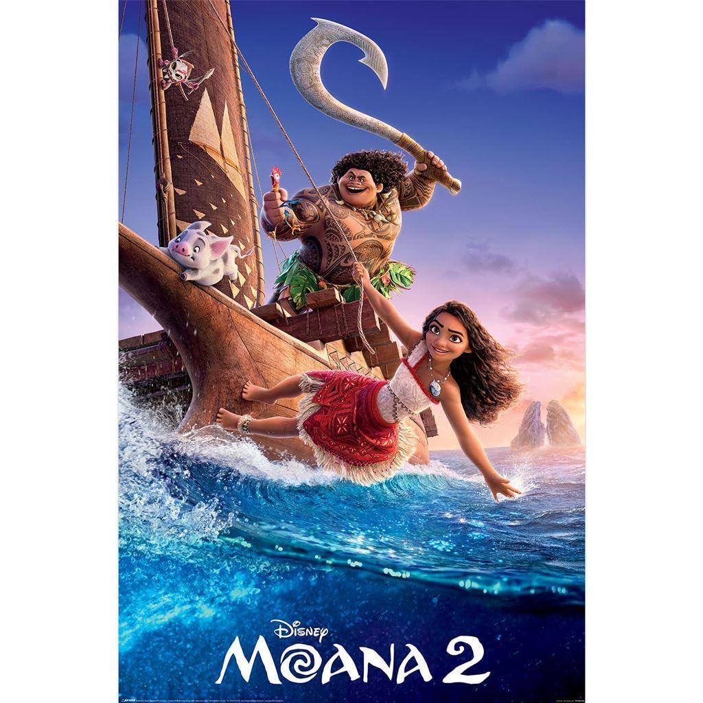 Disney Moana 2 Poster 61x91.5 cm | 24x36 inch new sealed large licensed art