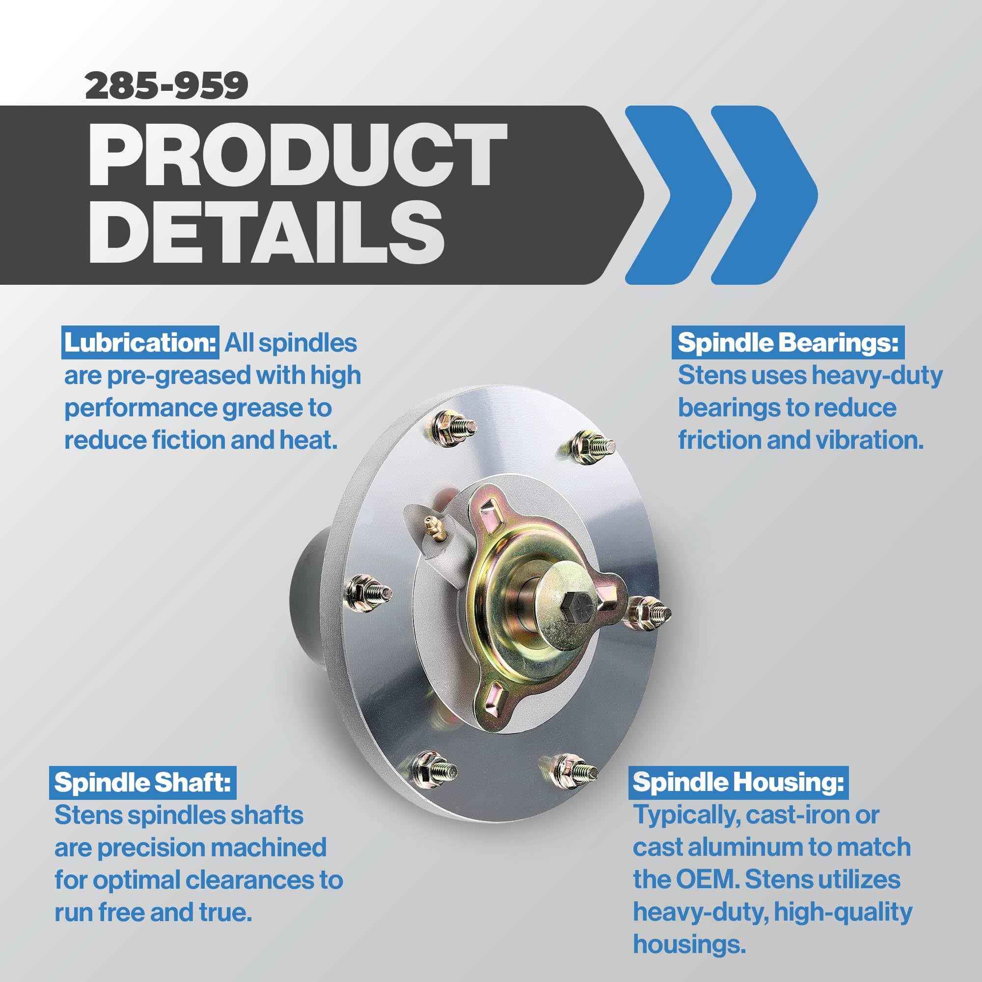 Amazon.com: Stens 285-959 Spindle Assembly Replaces Grasshopper