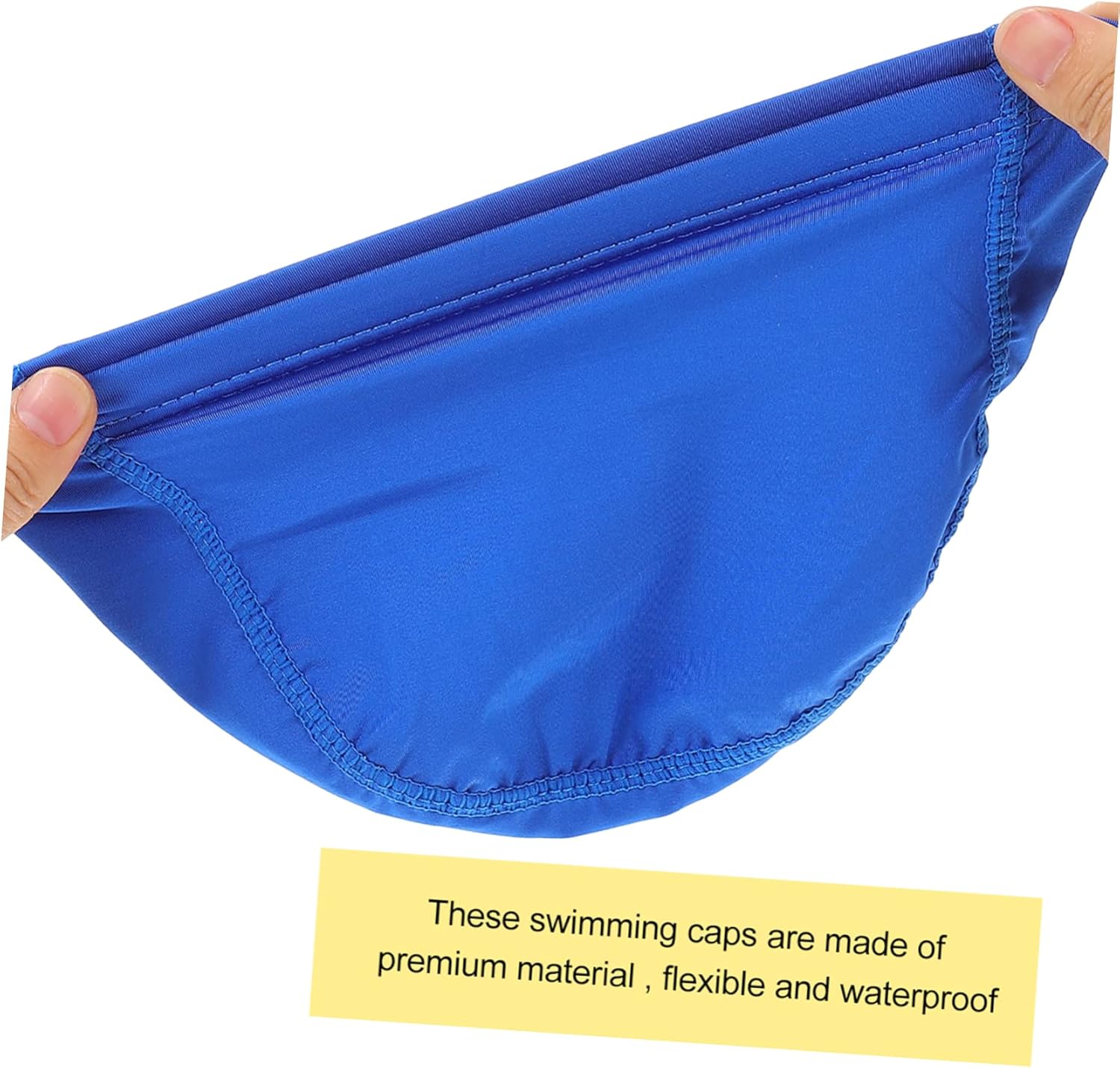 Solid Color Swimming Cap Ear Covers for Swimming Swimmers Adult Swim Caps Swim Cap Men Swim Cap Women