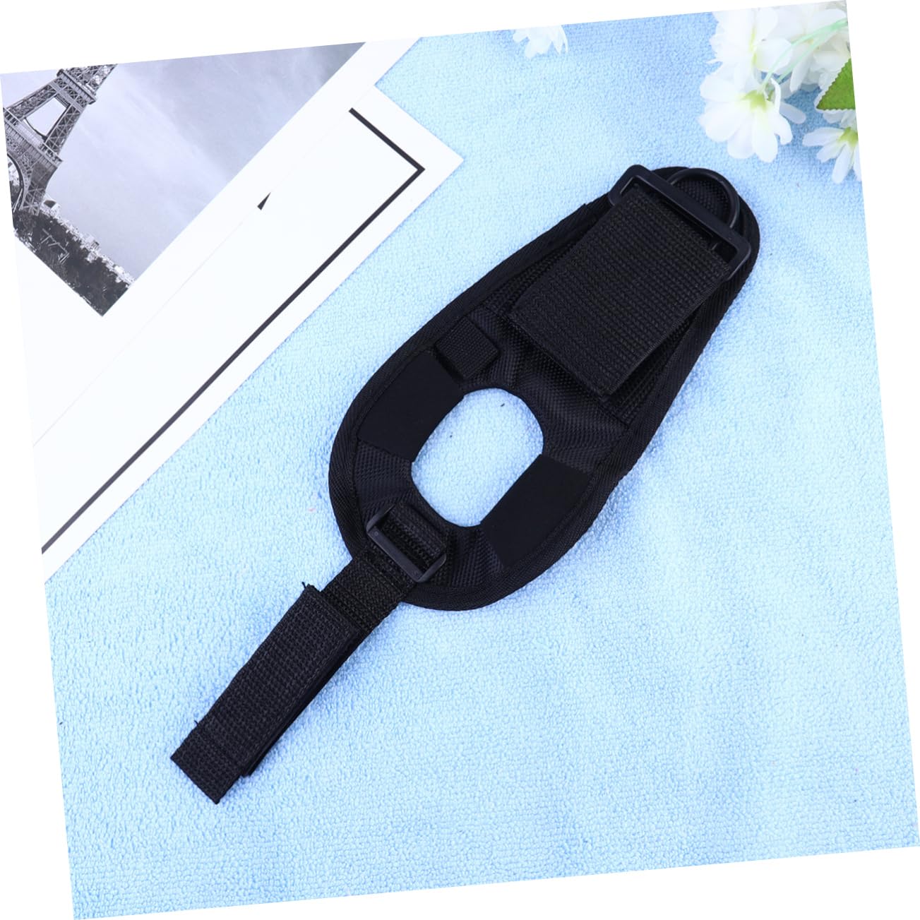 Uonlytech Diving Flashlight Glove Adjustable Nylon Holder for Hands Lighting Compatible with Torches for Diving Night Fishing Camping and More