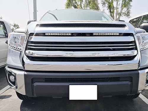 Miniatura 4 de iJDMTOY Kit de barra de luz LED Below Hood Gap compatible con Toyota Tundra 2014-17, incluye (2) barras de luz LED delgadas de alta potencia de 36