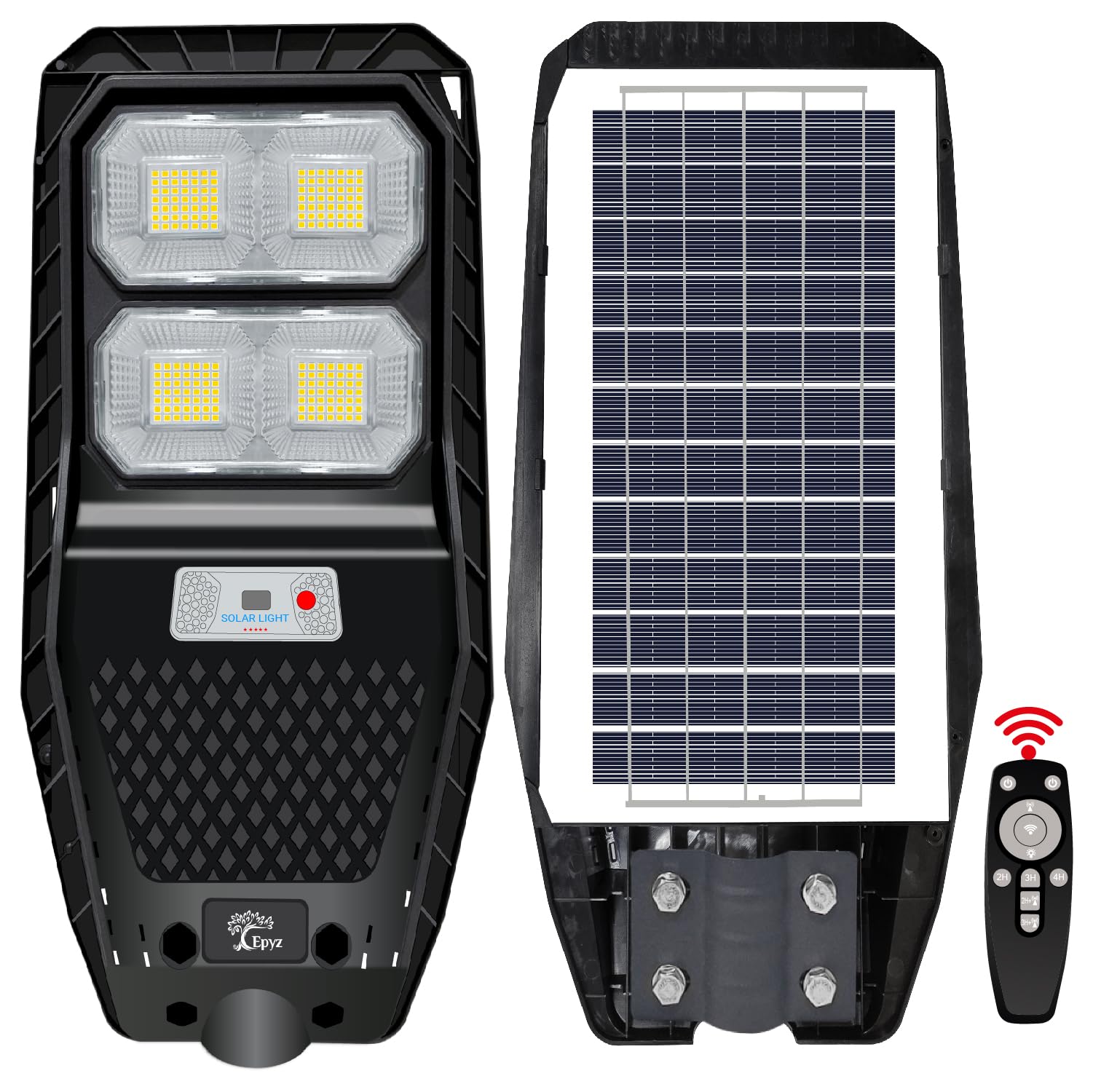 Epyz 200 Watt Solar Street Light Outdoor Waterproof with Remote 490 LEDs Motion Sensor Light & Dusk to Dawn for Garden, Street, Lawn, Pathway [ with Out Pole ] [ Pack of 1, Cold White Light ] (B0CCXV4QHV) Amazon Price History, Amazon Price Tracker