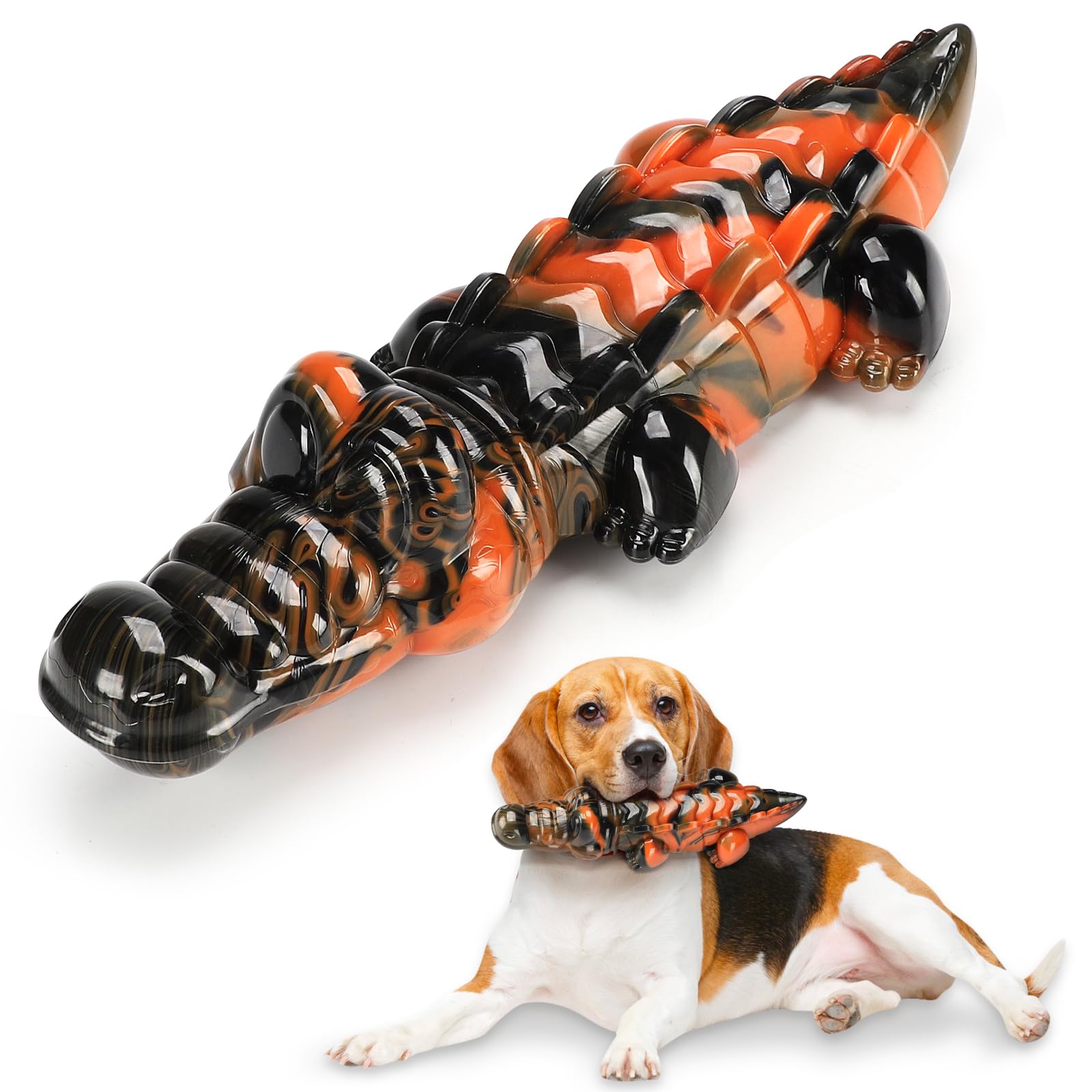 QISHOUTING Juguetes para perros para masticadores agresivos, juguetes para cachorros, juguetes para perros grandes/perros medianos, juguetes para perros pequeños, juguete masticable para perros