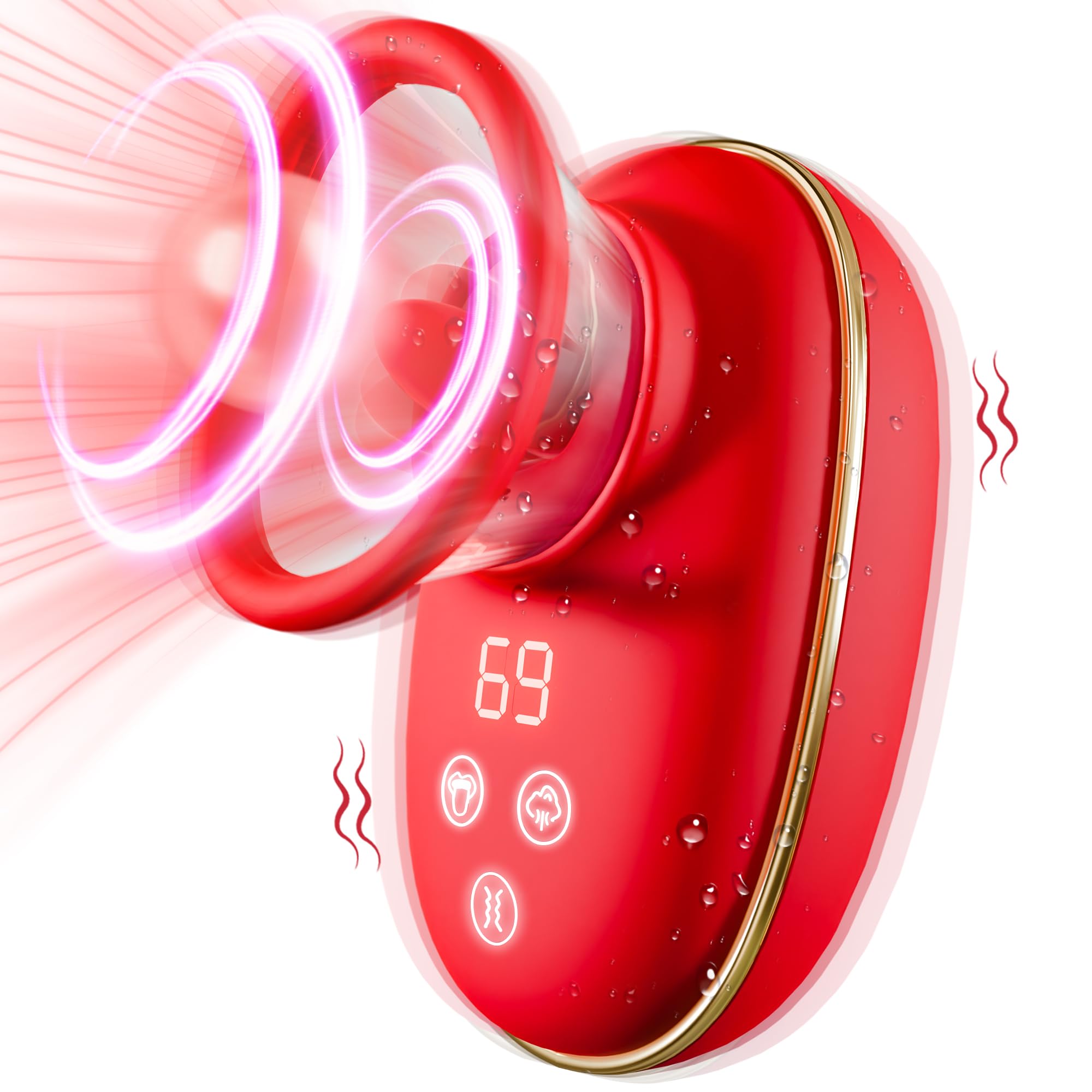 KELESTA Sauger Vibrator Sex Spielzeug für die Frau, Vibration für Frauen mit 3 Saugstärken & 9 Lecken und Vibrationsmodi, 360° Rotierende Sexspielzeug für Klitoris Sex Toys, Sex Spielzeug für Paare