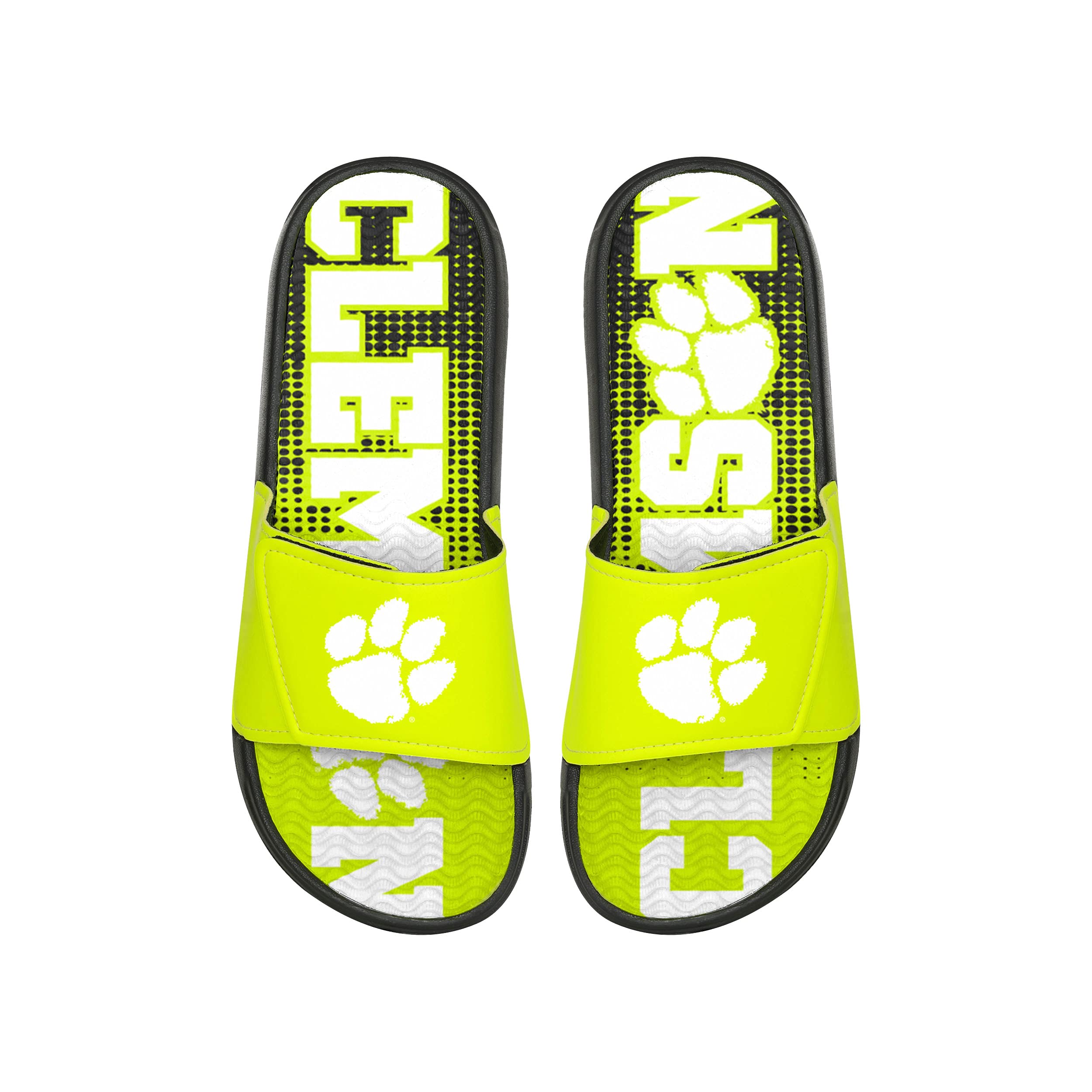 FOCO Clemson Tigers NCAA Mens Highlights Gel Slide - L