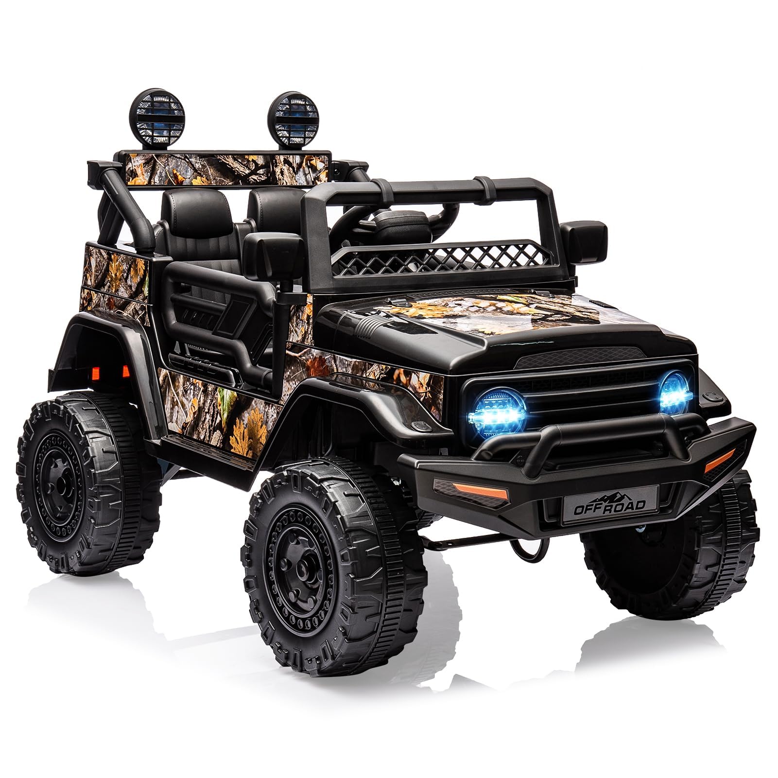 Garvee Macchina Elettrica per Bambini 12V Fuoristrada con Telecomando