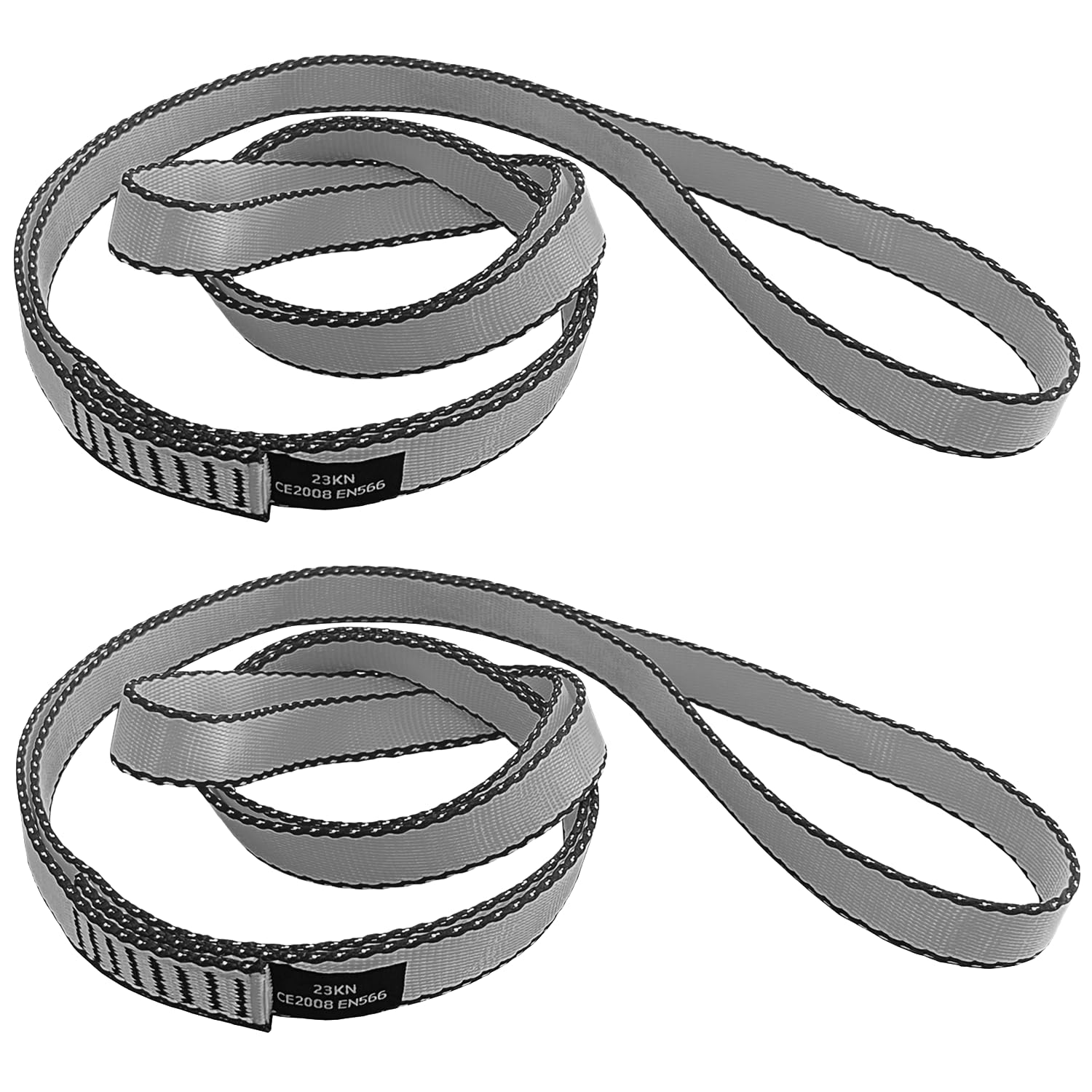 CAPARK 18MM Nylon Climbing Slings Runners 23 kN Strong Webbing Straps for Rock Climbing, Rappelling, Swing, Yoga Hammock etc