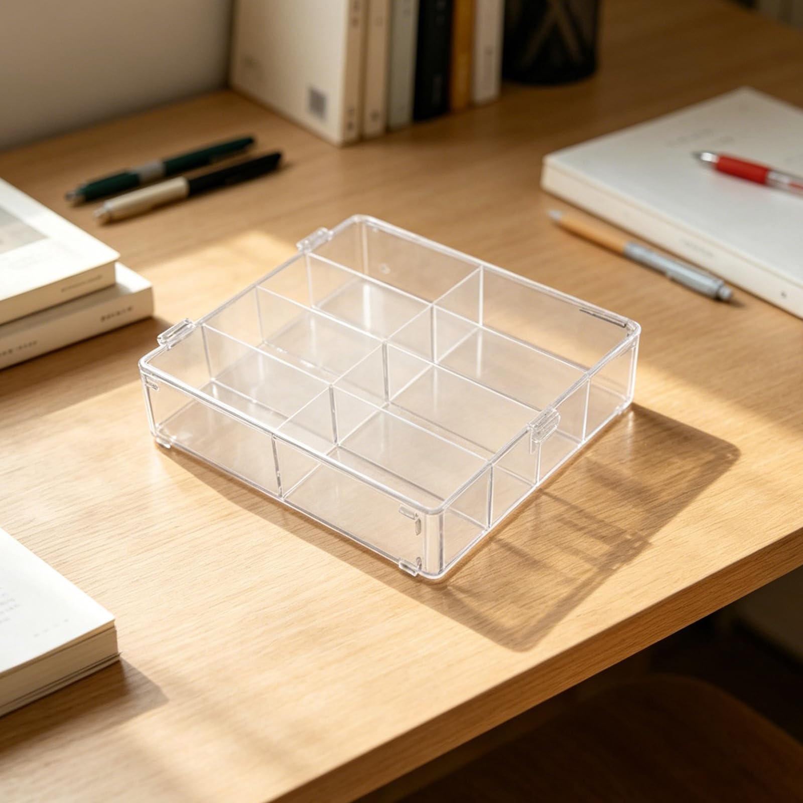 4er-Set Aufbewahrungskoffer für Modellautos – Staubdichte, transparente Vitrine im Maßstab 1:64 für kleine Spielzeugauto-Sammlungen – Vitrine für Modellautos im Schrank oder Regal