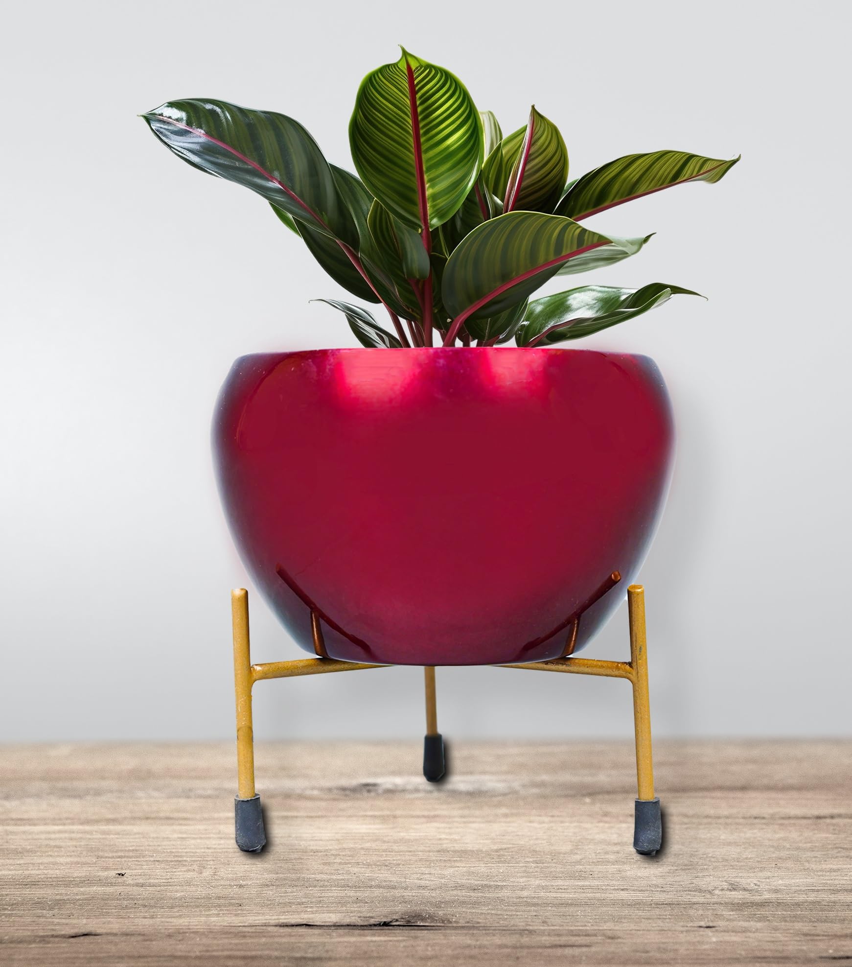 See full amazon price history chart for SAHANI CREATIONS Metal Plant Stand | Flower Vase Planter Pot with Iron Stand, Cherry Red | Indoor/Outdoor Succulent Plant Pot for Home & Office Decoration | Garden Decor SAHANI CREATIONS Metal Plant Stand | Flower Vase Planter Pot with Iron Stand, Cherry Red | Indoor/Outdoor Succulent Plant Pot for Home & Office Decoration | Garden Decor (B0D9NYSCBK) Amazon Price History, Amazon Price Tracker