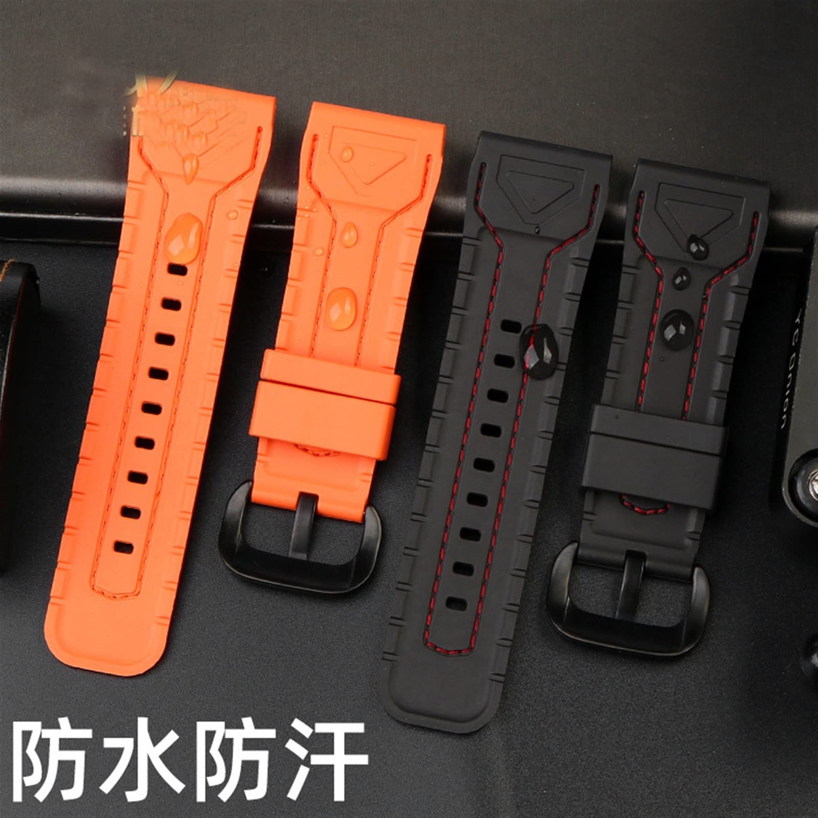 Bracelet de montre en Silicone 28mm bracelets de montre pour sept le vendredi Bracelet en caoutchouc de Silicone accessoires de montre Bracelet étanche Bracelet ceinture