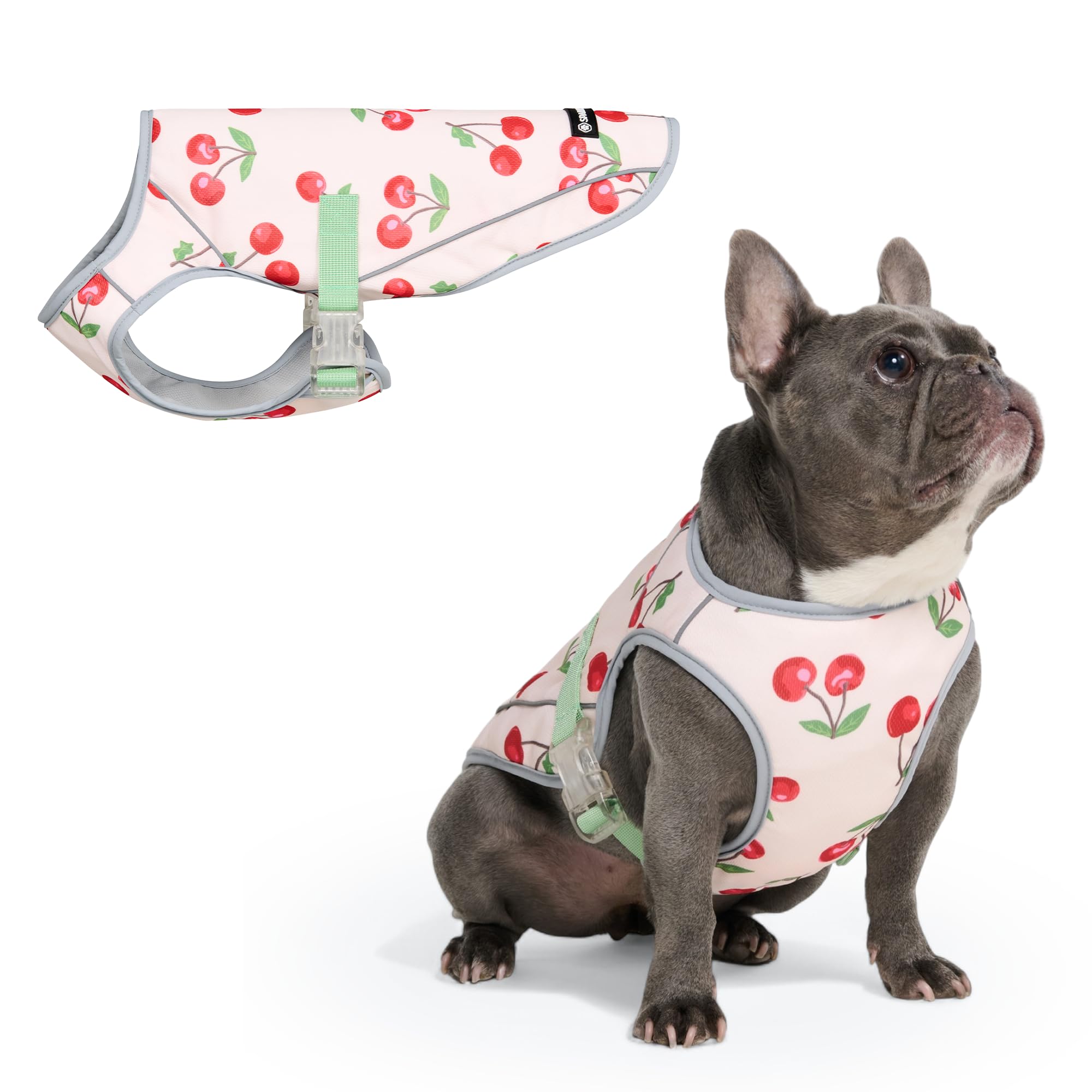 Spark Paws Dog Cooling Vest - Evaporative Summer Cooling, SPF-50 Protection