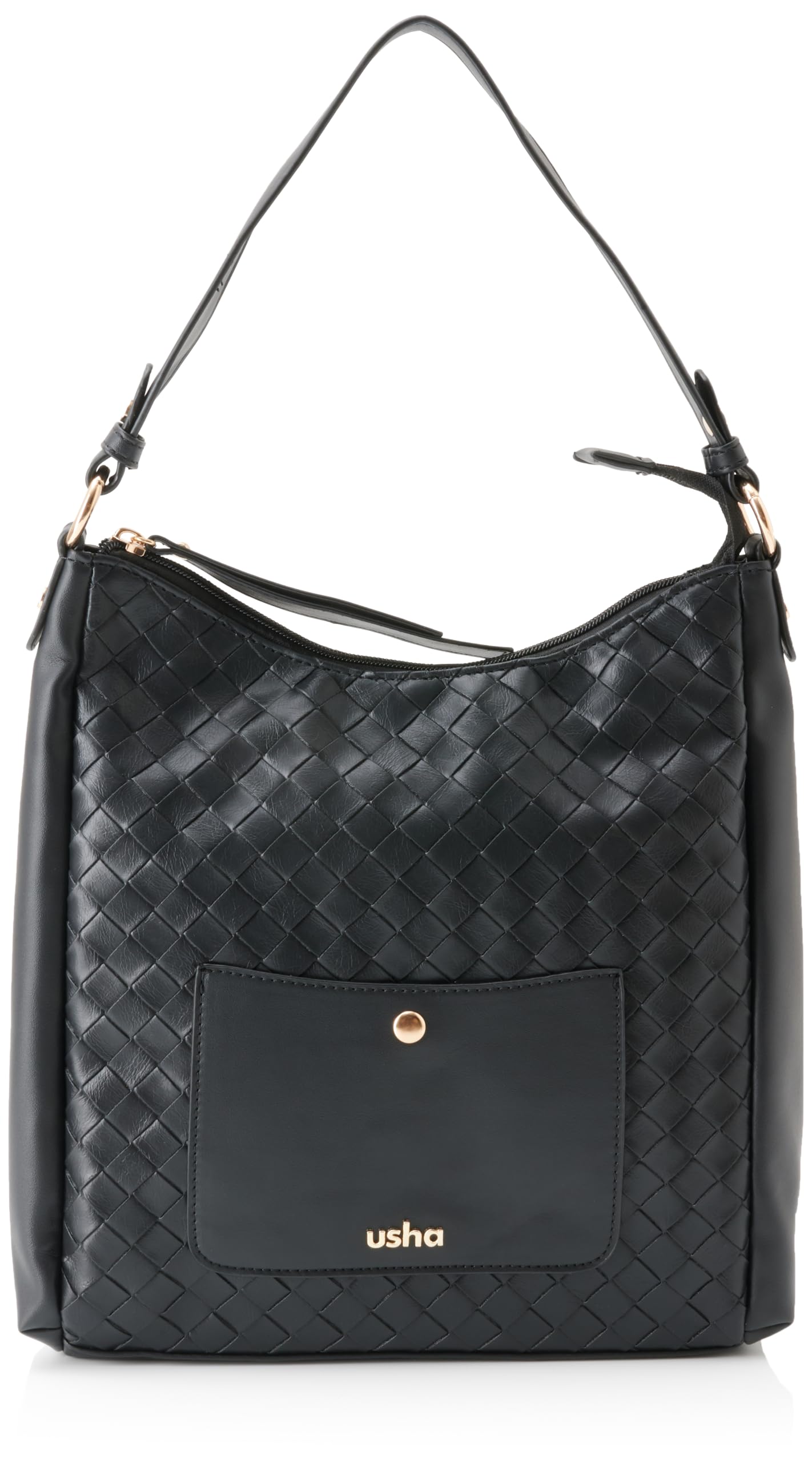 ALARY Women's Hobo Shoulder Bag, Black, One Size