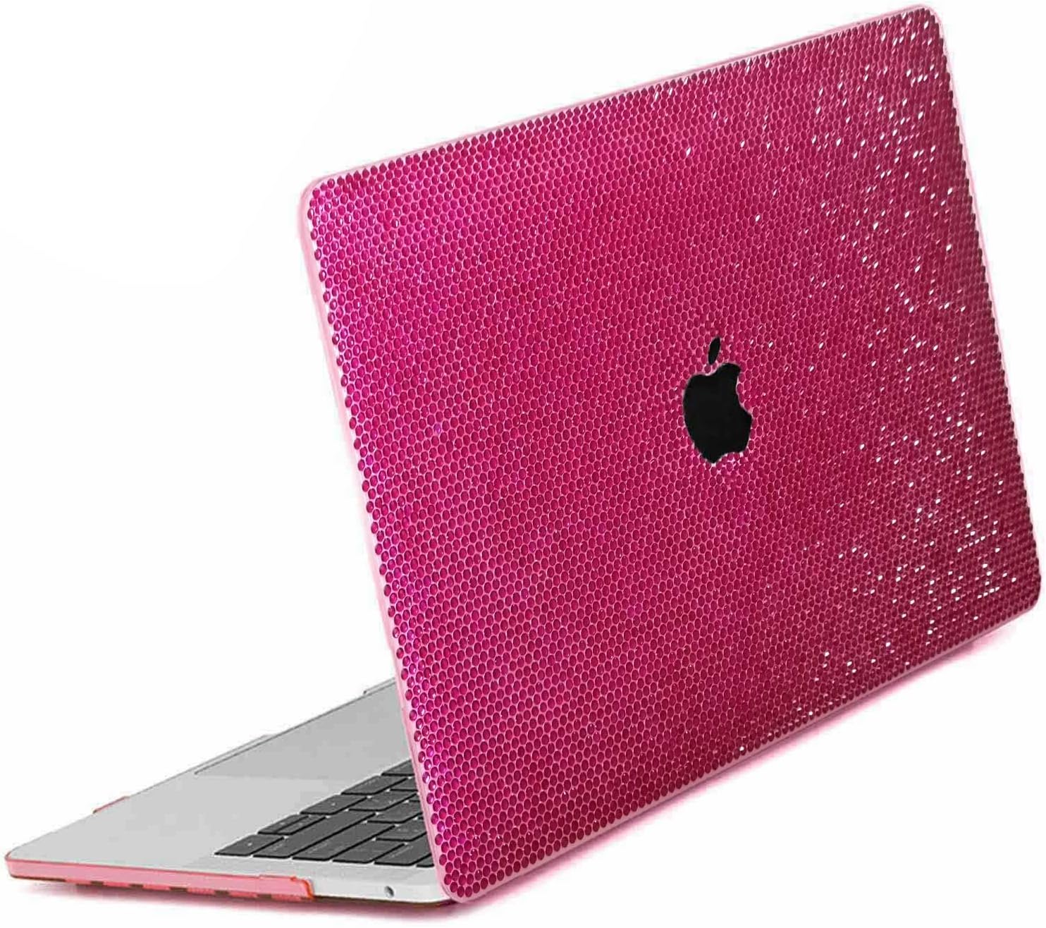 Bling Rhinestone Case Compatible with MacBook Air 13 inch 2022 2021 2020 2019 2018 Release M1 A2337 A2179 A1932 Touch ID,Glitter Sparkle Diamond Case Fashion Luxury Shiny Crystal Hard Shell