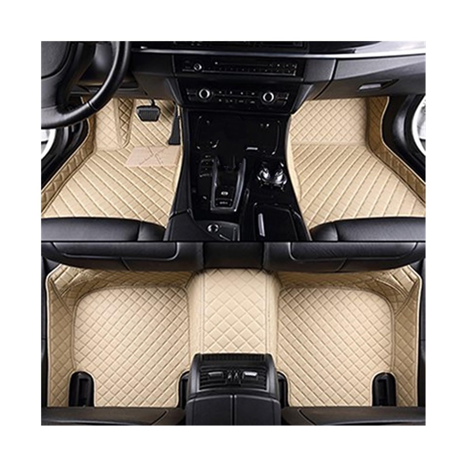 Generisch Für maßgeschneiderte Auto-Fußmatten für Jaguar XF 2008–2015 Jahre. Innen-Autoteppich(6)