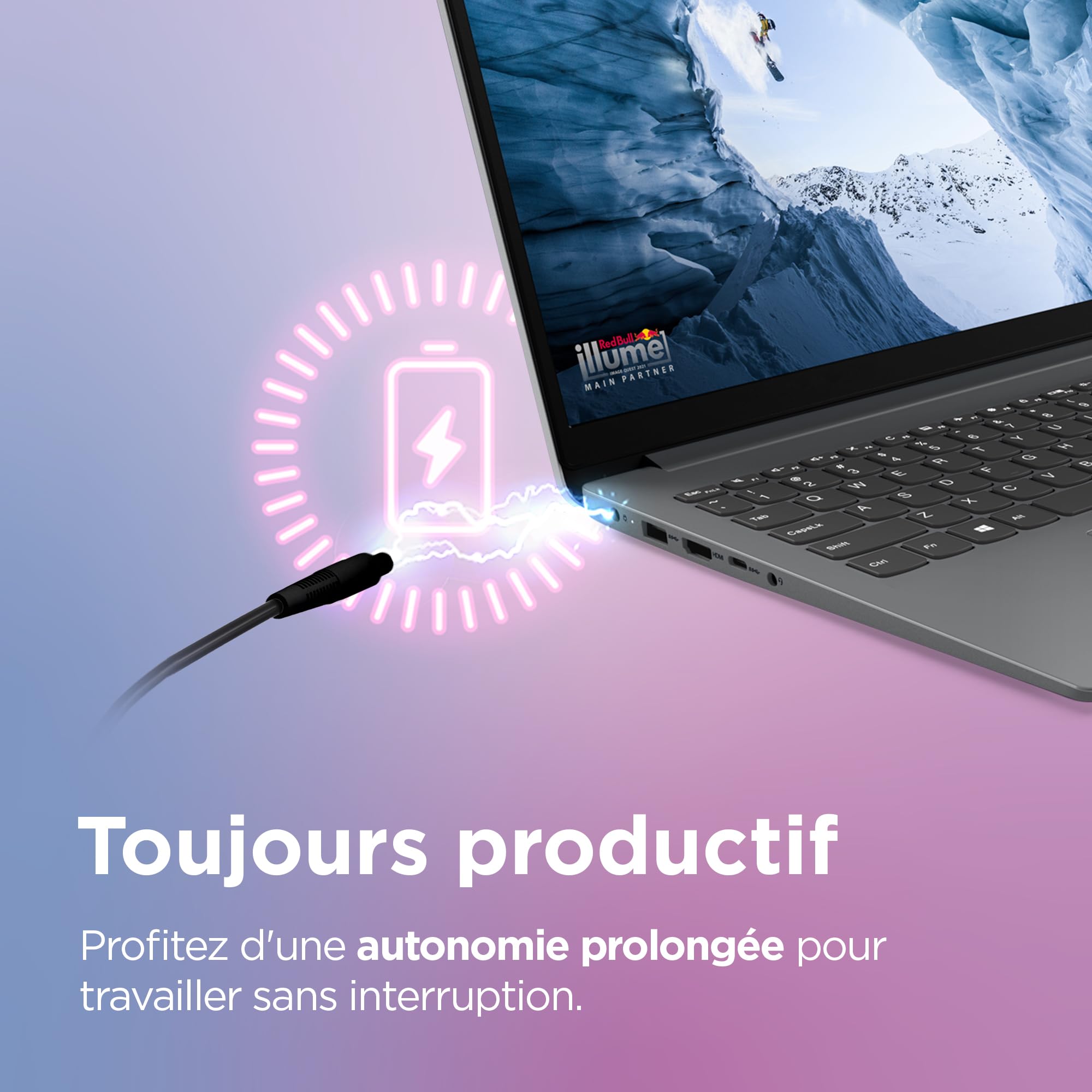 Lenovo IdeaPad 1 15IJL7 - Ordinateur Portable 15.6'' FHD (Intel Celeron N5400, RAM 4Go, SSD 128Go, Intel UHD Graphics, Windows 11 S) Clavier AZERTY Français - Cloud Gris