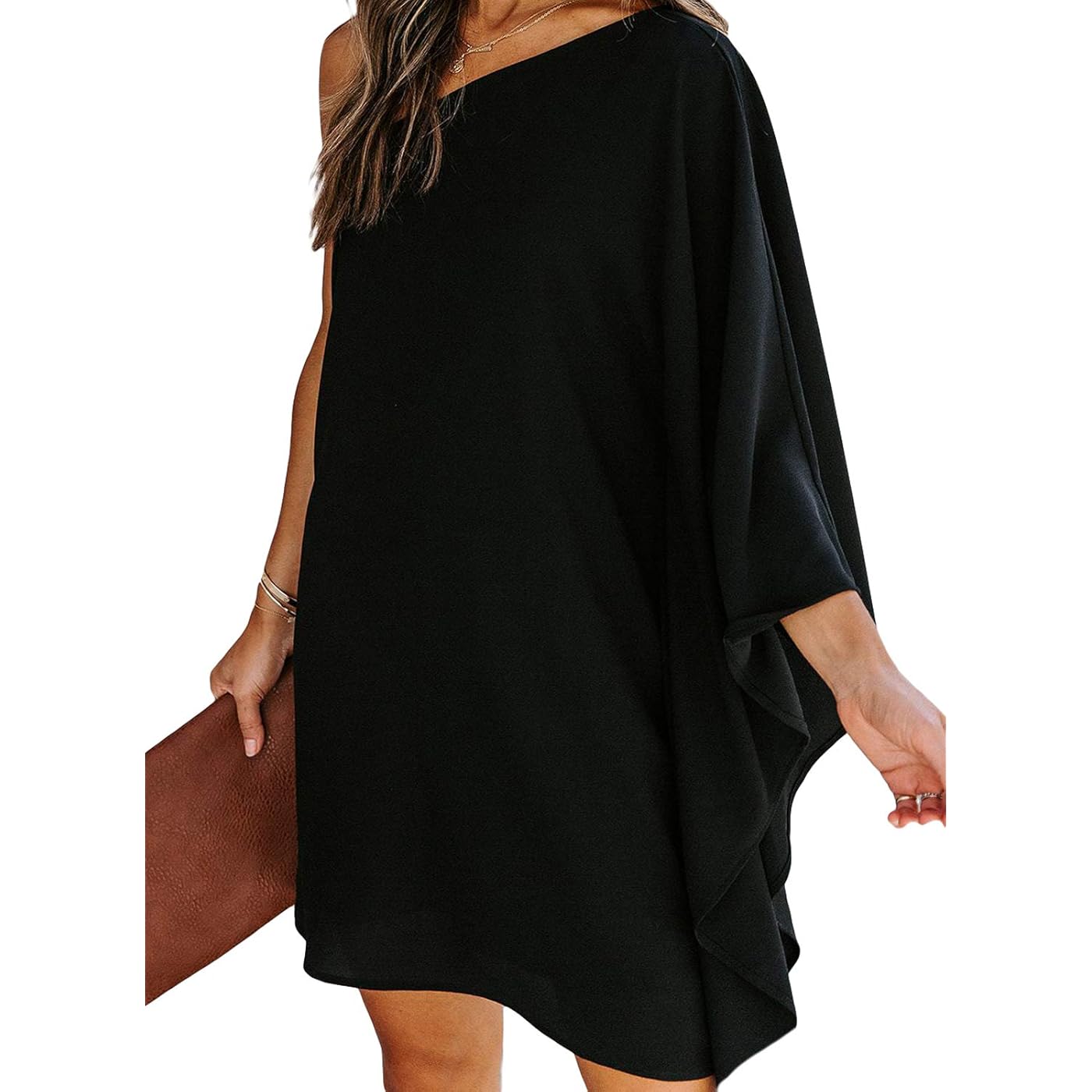 $8/mo - Finance Sidefeel Women Off Shoulder Ruffles Bodycon Mini Dress |  Buy Now, Pay Later