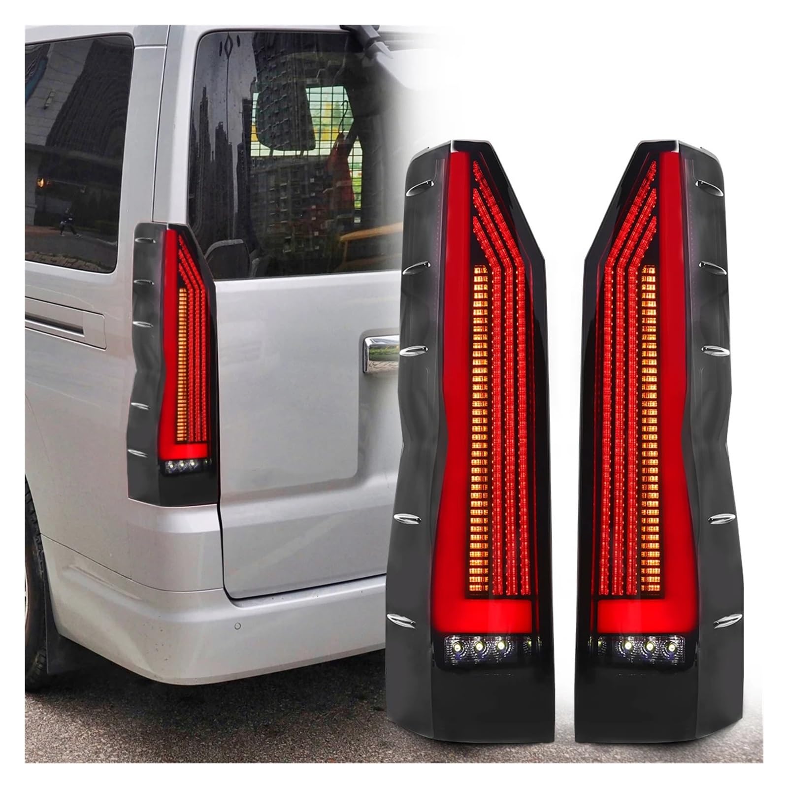 Amazon.com: LED Tail Light Assembly Compatible With Toyota Hiace