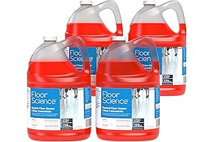 Diversey Floor Science Professional Neutral Floor Cleaner Concentrate - Makes Up to 129 Gallons