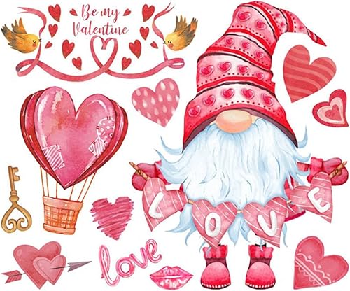 NEARTIME Adhesivo para el día de San Valentín decoración de pared para sala de estar dormitorio autoadhesivo para ventana habitación puerta