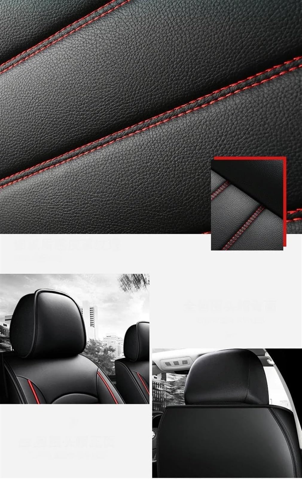 Generico Auto per set di coprisedili per Accessori interni Articoli per auto per VOLVO XC60 XC90 XC40 XC70 S60L C30 S80 S90 V50 V60(6)