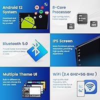 Vista 4 de 1280x720 9 "IPS pantalla táctil Android coche estéreo para Toyota Prado 150 2009 2010 2011 2012 2013 coche incorporado Car-Play Android Auto