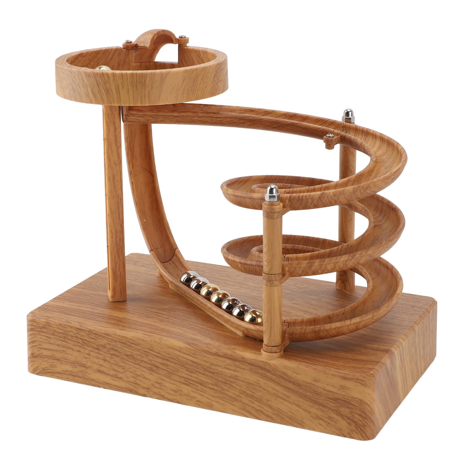 Máquina De Movimiento Perpetuo De Arte Cinético, Máquina De Movimiento Perpetuo Bola Rodante Sin Parar Newton Decoración De Escritorio Juguetes Newtons Ciencia Física Gadgets
