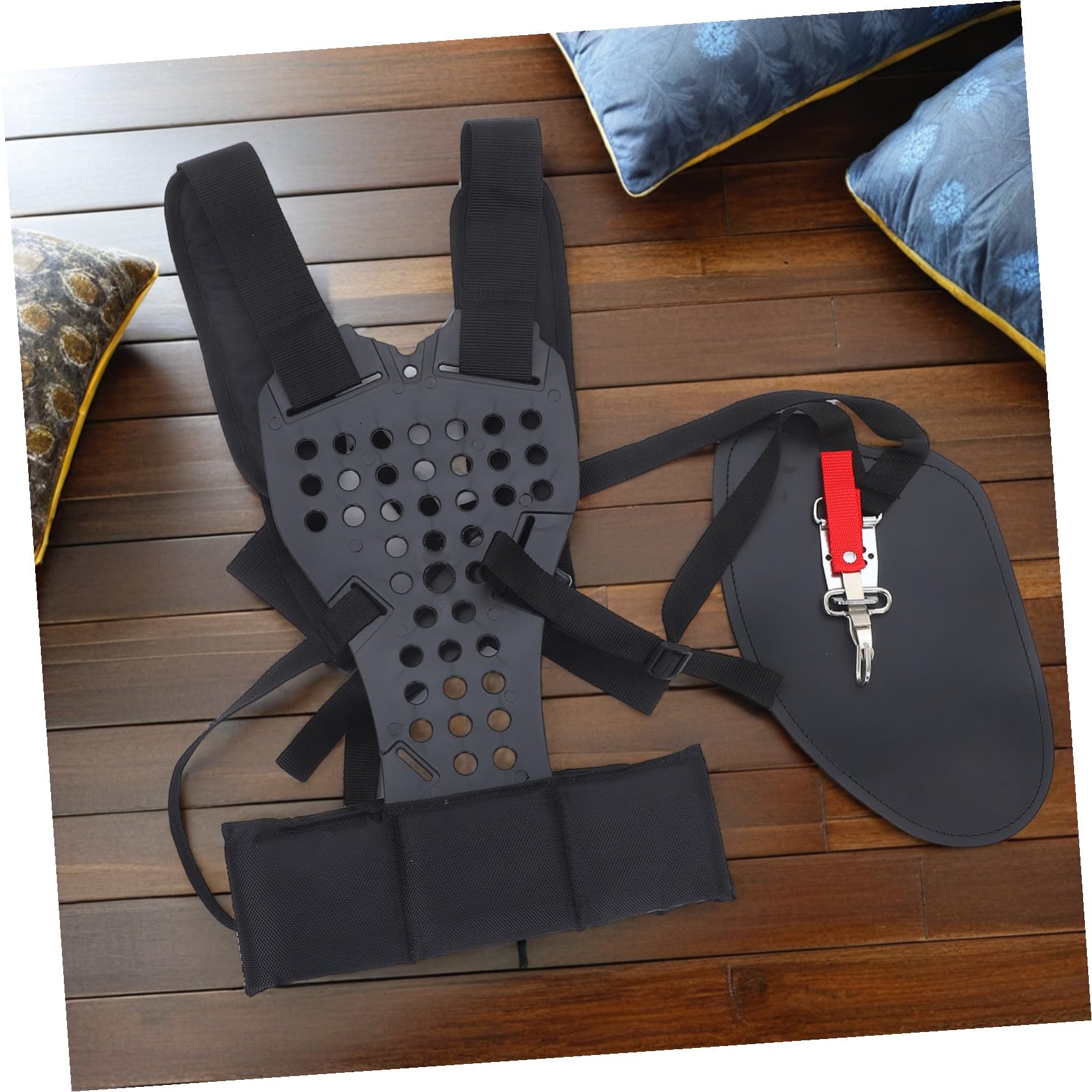 BESTonZON Cinturino per Rifinitore Antiscivolo Cinghia di Supporto del Rifinitore Cinghia per Tosaerba da Giardino Imbarazione del Mazzazione Prople Fascia Soffiatore per Foglie Black