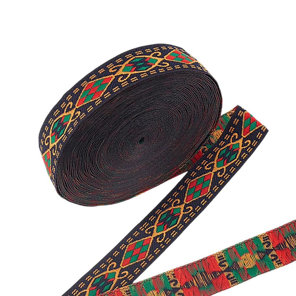 Jacquard Band 3/4 Zoll Boho Style - Ethnisches Stickband Für Nähen & Deko